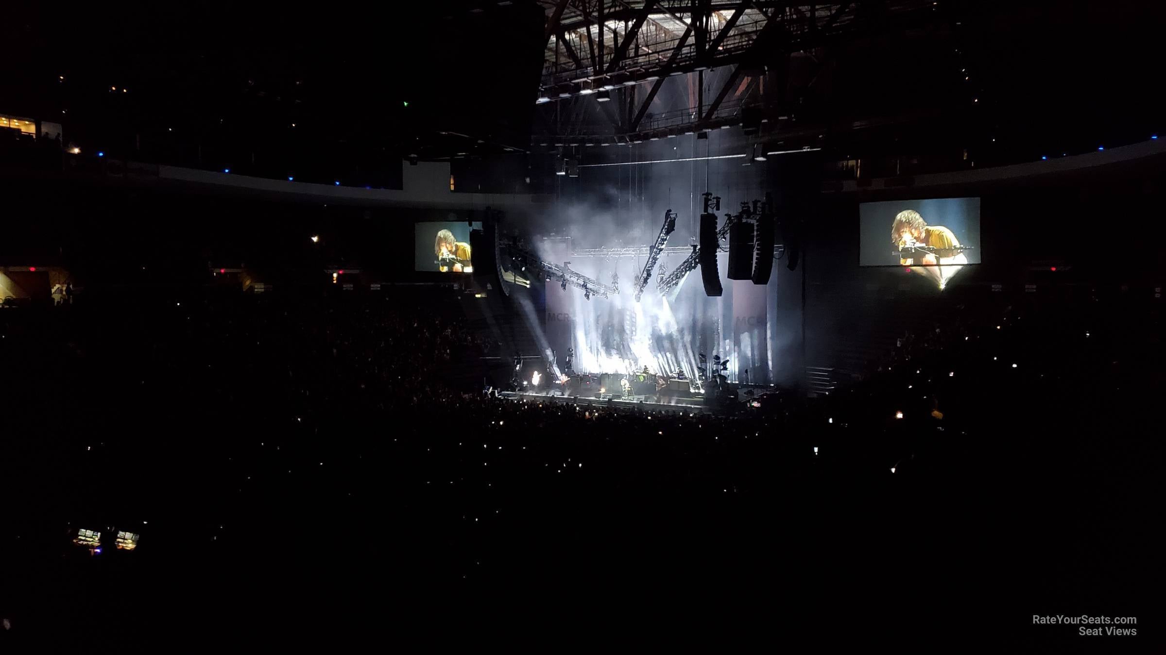 section 206, row a seat view  - heritage bank center