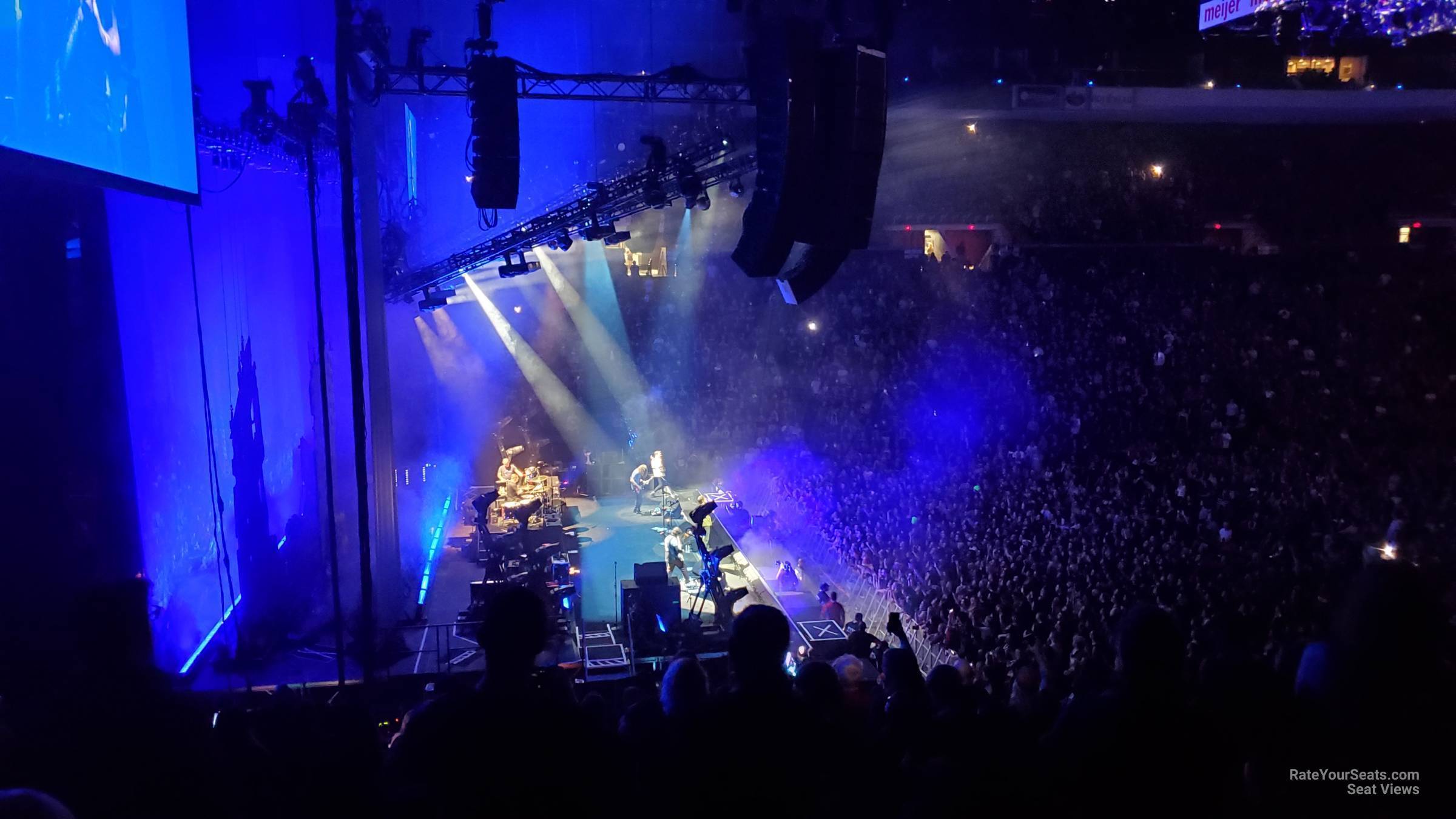 section 228, row a seat view  - heritage bank center