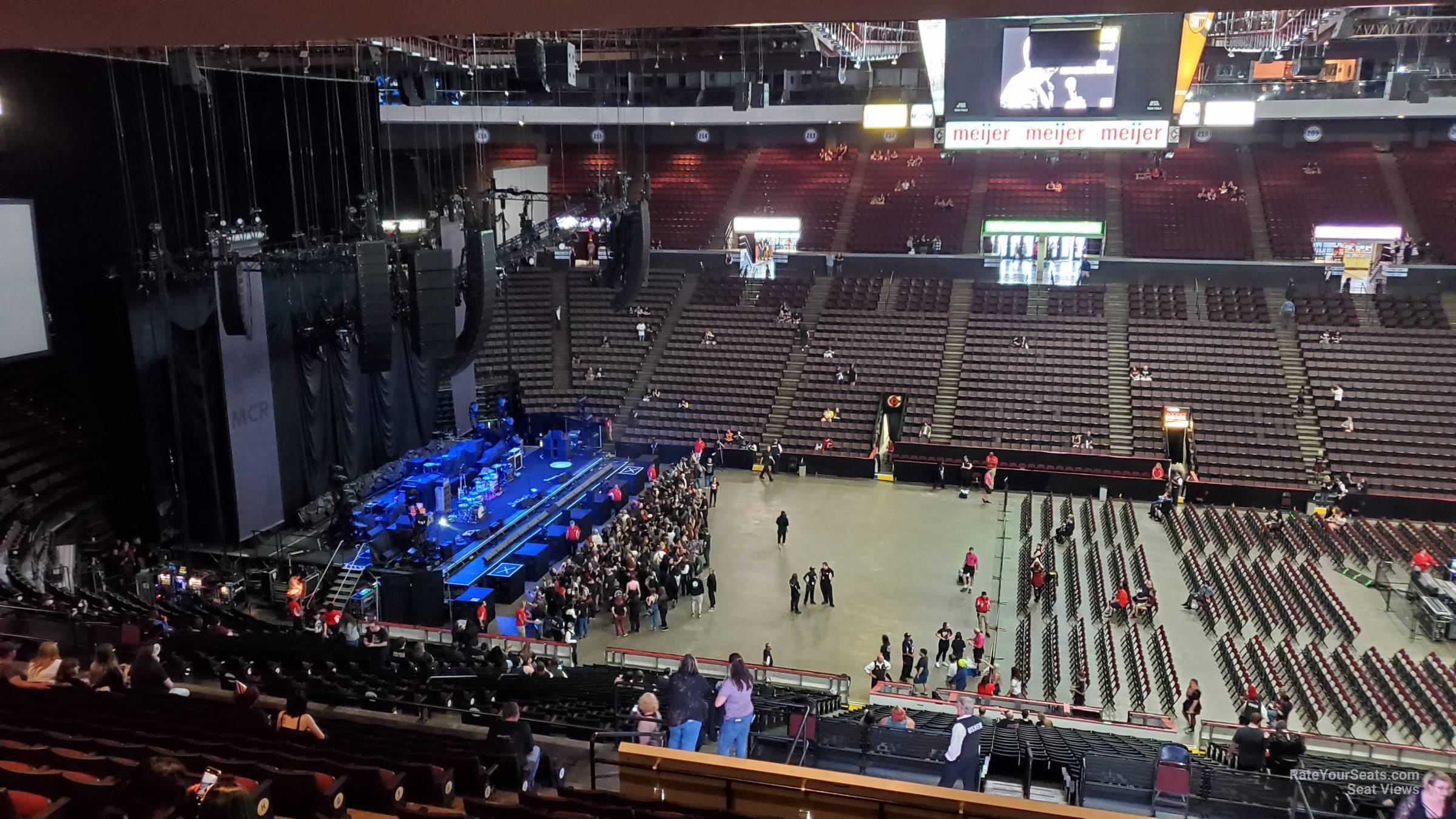 section 231, row q seat view  - heritage bank center