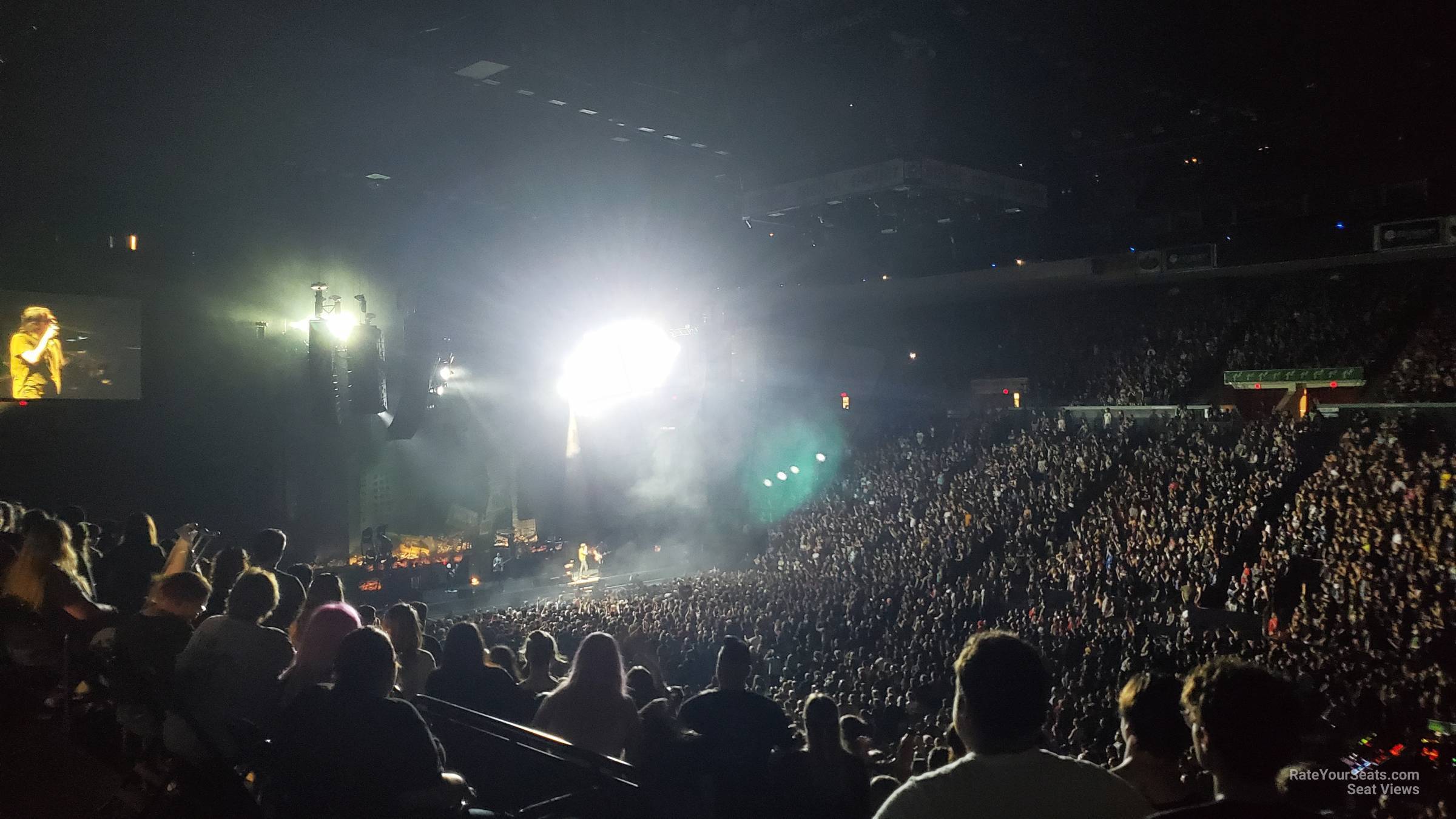 section 234, row a seat view  - heritage bank center