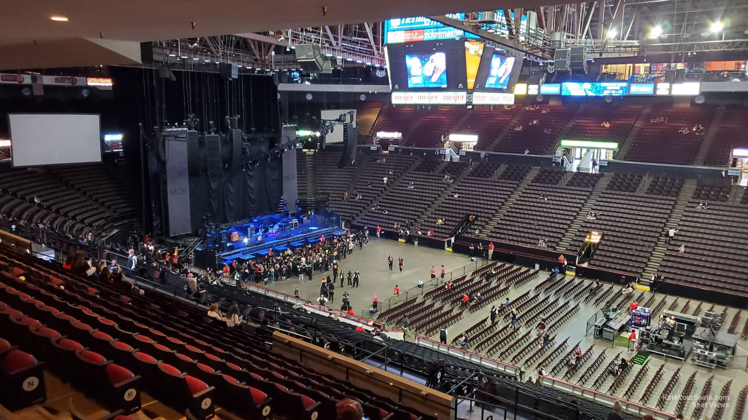 section 234, row q seat view  - heritage bank center