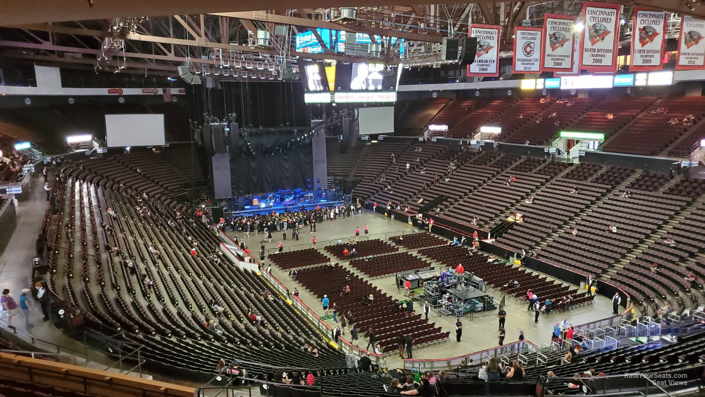 section 238, row q seat view  - heritage bank center