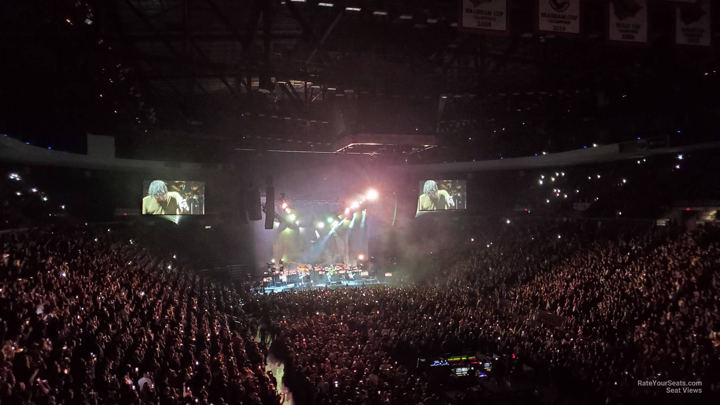section 239, row e seat view  - heritage bank center