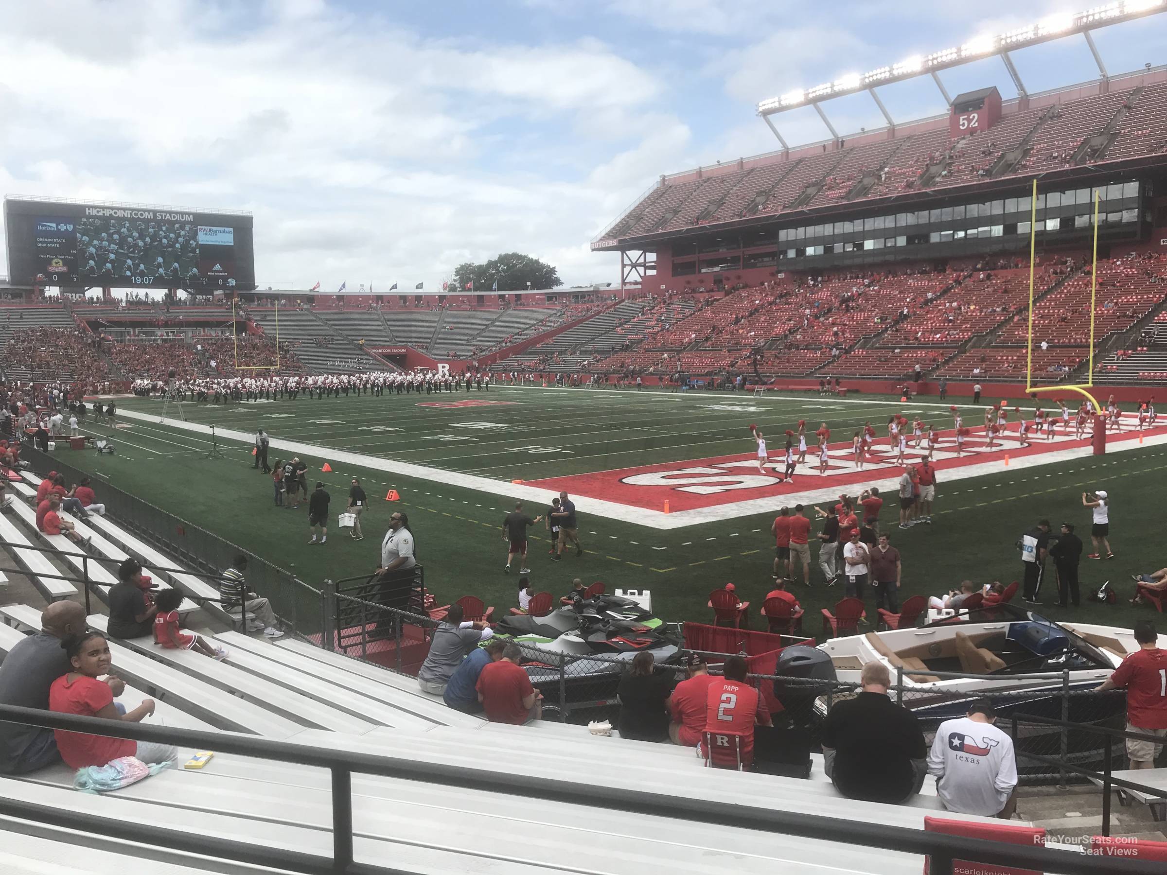 section 120, row 11 seat view  - shi stadium