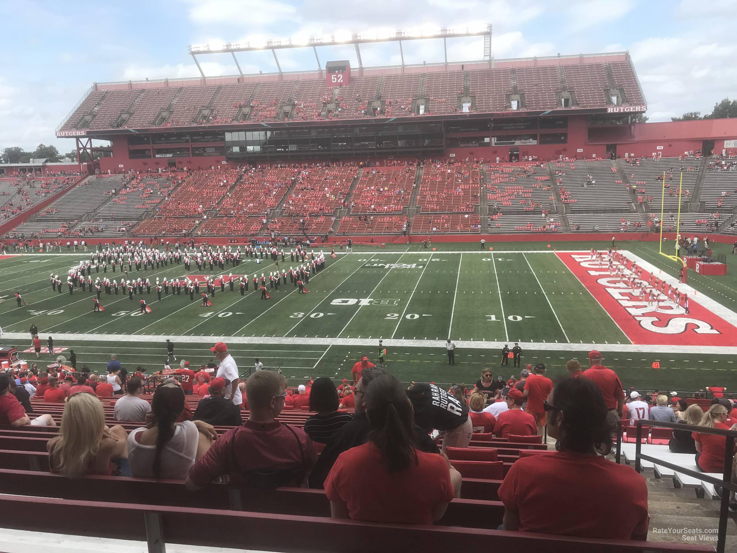 section 124, row 40 seat view  - shi stadium