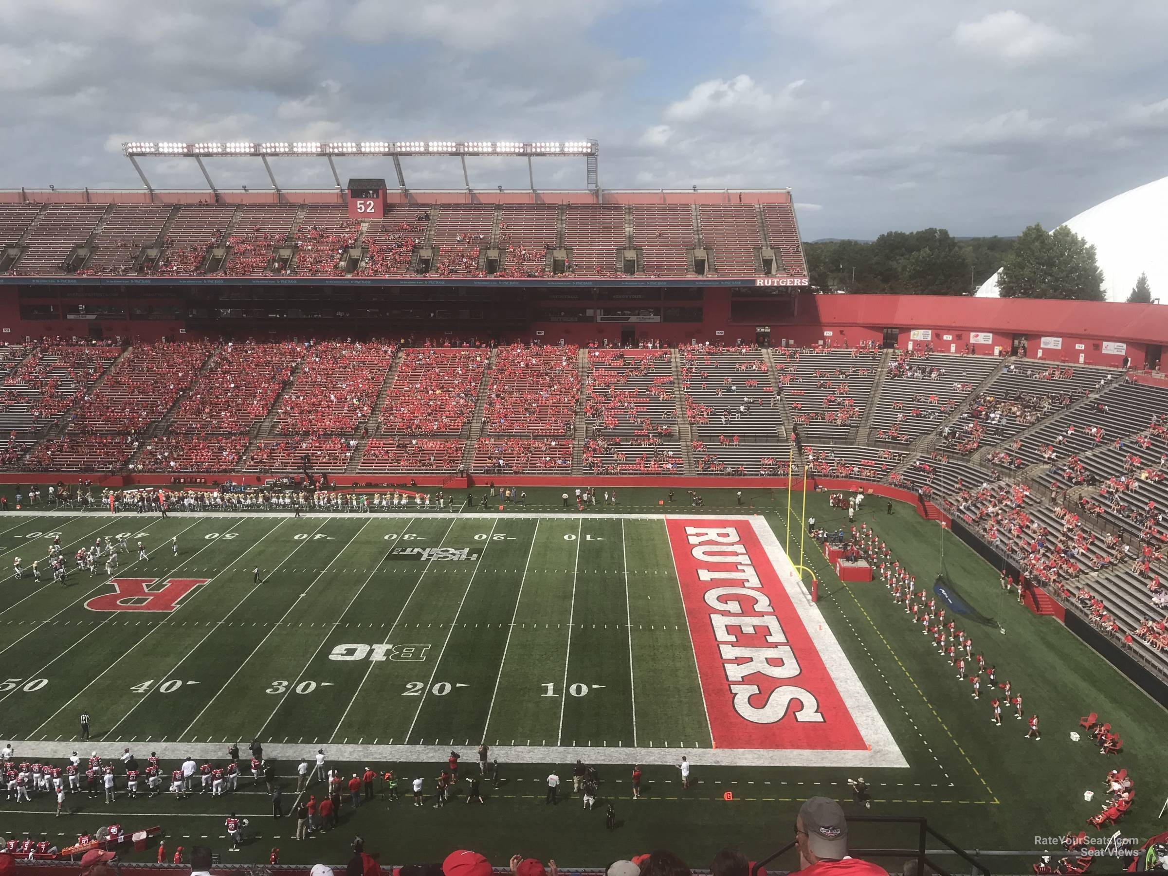 section 204, row 10 seat view  - shi stadium