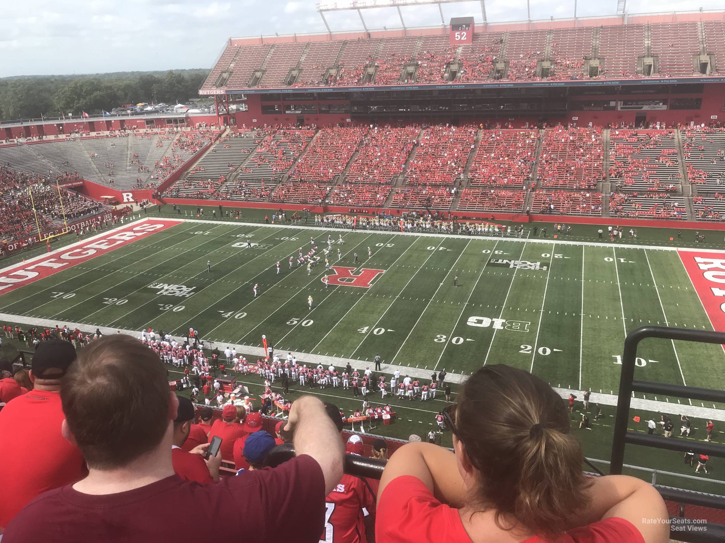 section 205, row 10 seat view  - shi stadium