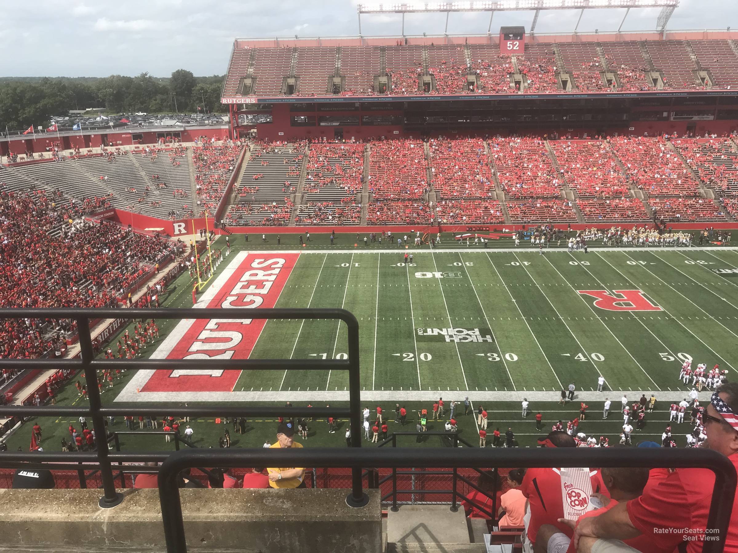 section 210, row 10 seat view  - shi stadium