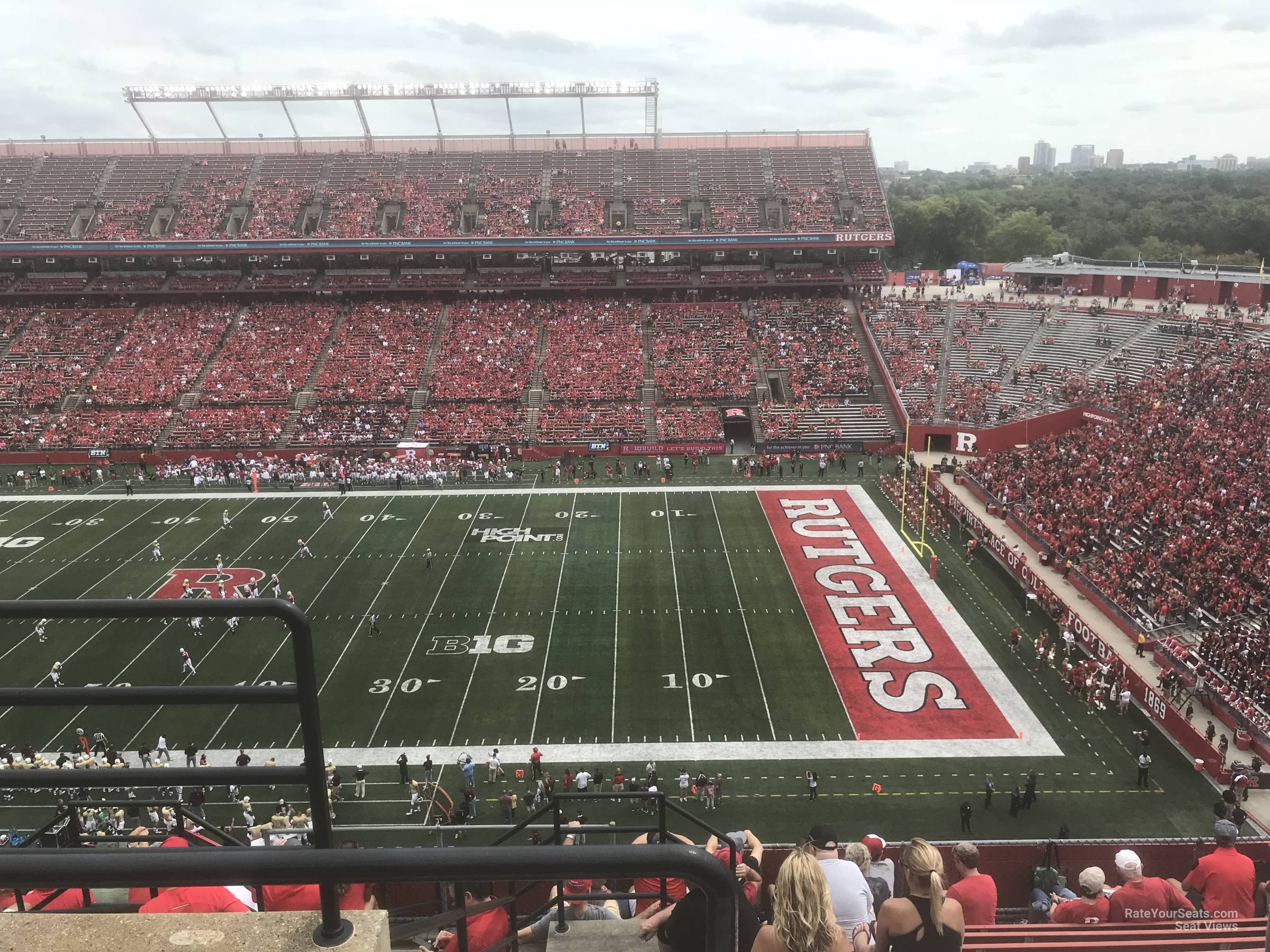 section 220, row 10 seat view  - shi stadium