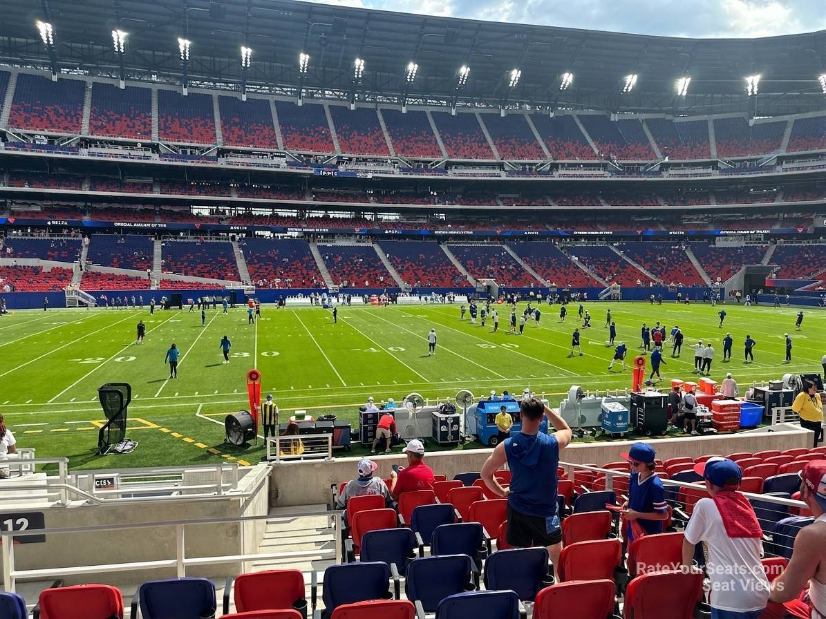 section 112, row 17 seat view  for football - highmark stadium