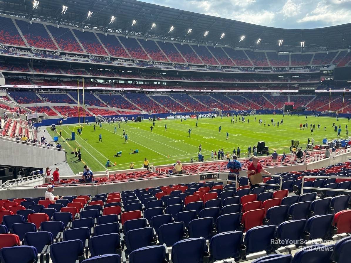 section 116, row 33 seat view  for football - highmark stadium