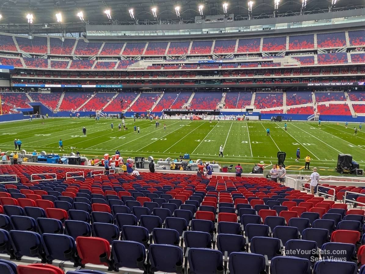 section 135, row 26 seat view  for football - highmark stadium
