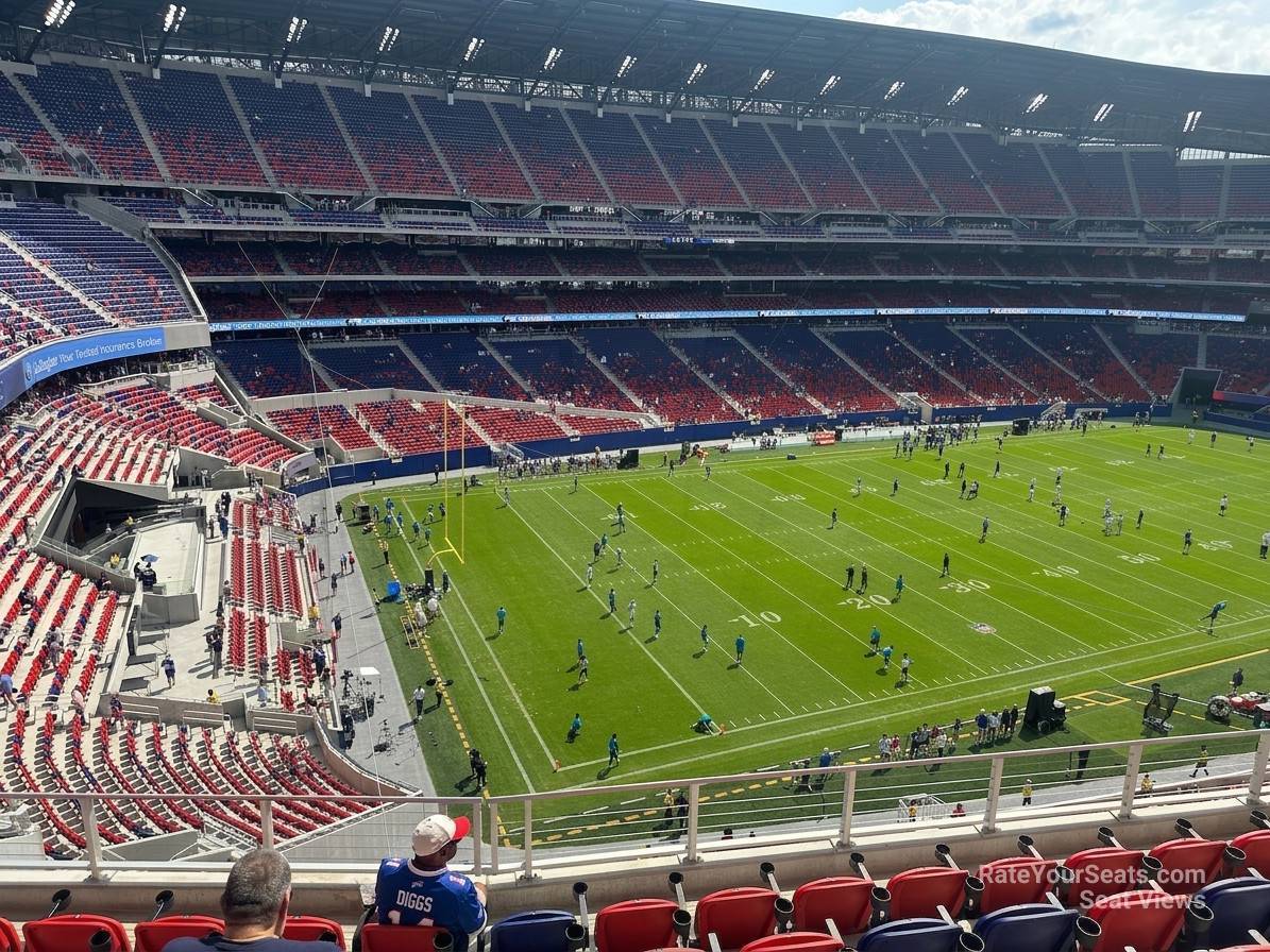 section 315, row 6 seat view  for football - highmark stadium