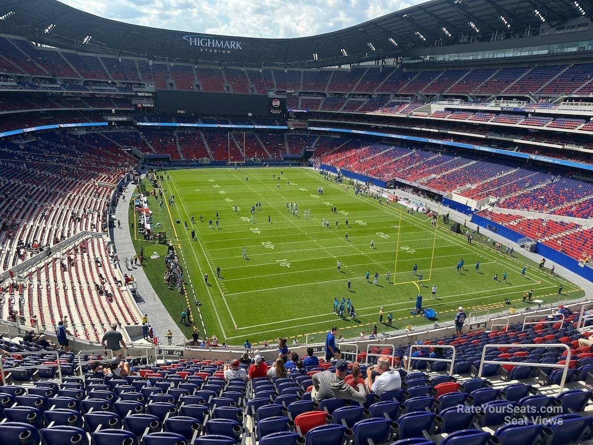 section 326, row 19 seat view  for football - highmark stadium