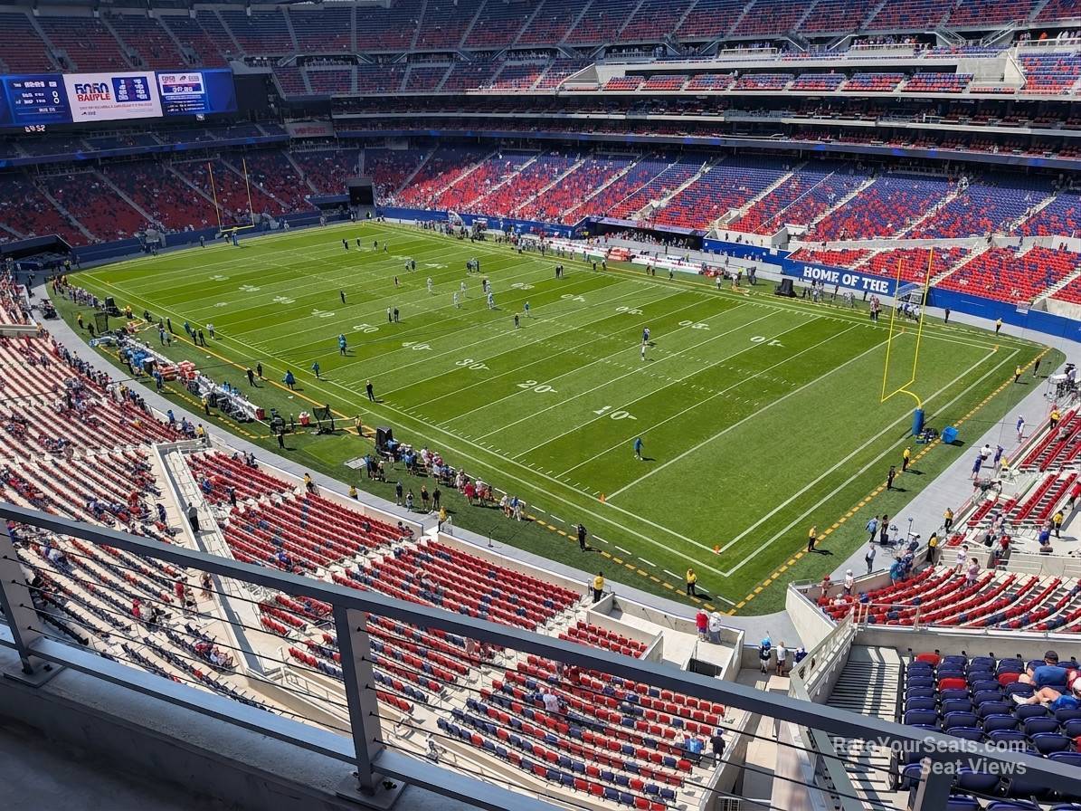 section 330, row 2 seat view  for football - highmark stadium
