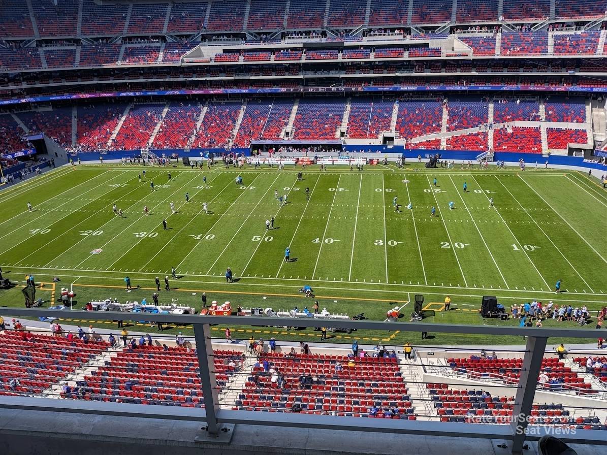 section 335, row 2 seat view  for football - highmark stadium