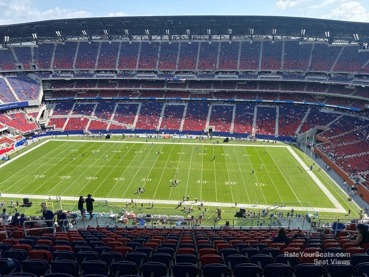 section 408, row 16 seat view  for football - highmark stadium