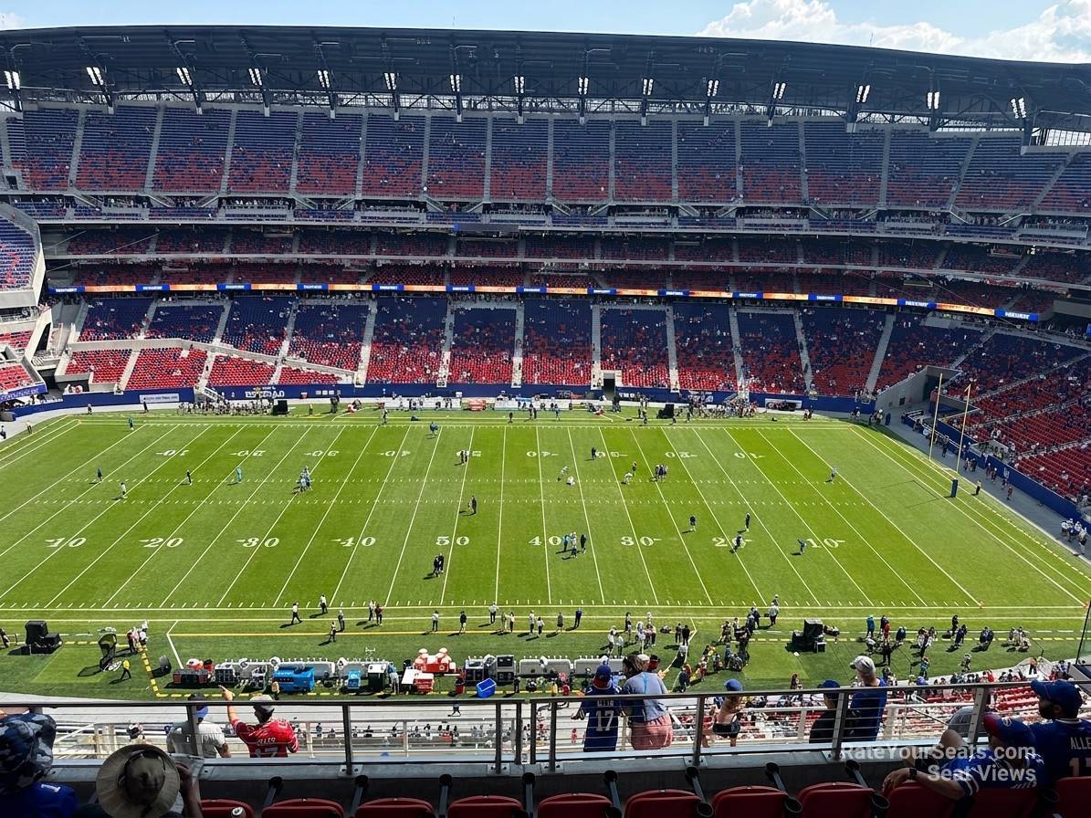 section 409, row 6 seat view  for football - highmark stadium