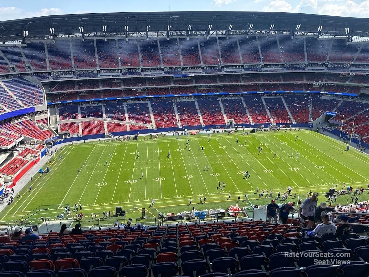 section 411, row 14 seat view  for football - highmark stadium