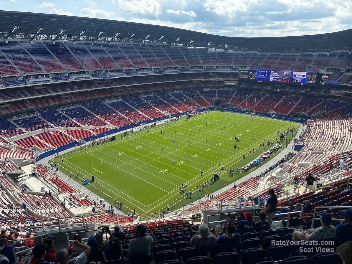 section 417, row 15 seat view  for football - highmark stadium