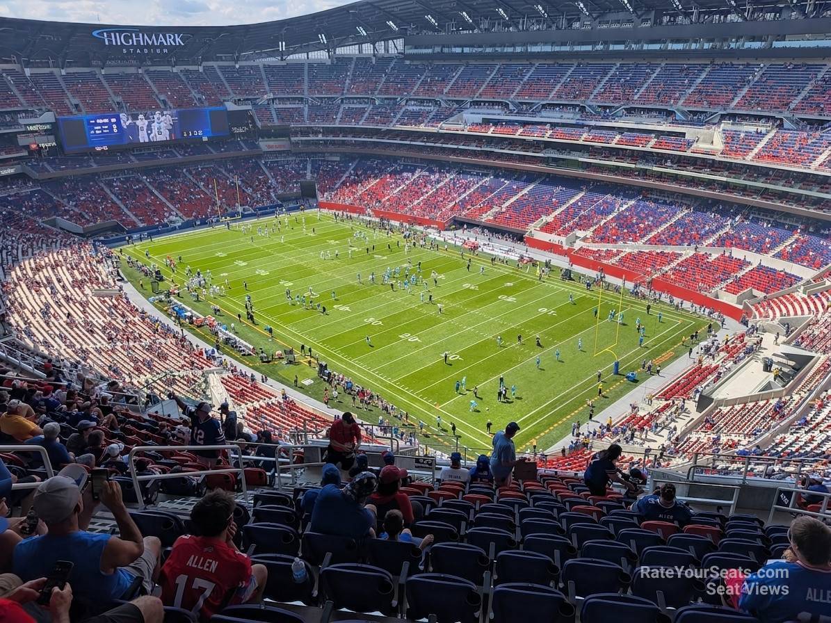 section 429, row 18 seat view  for football - highmark stadium