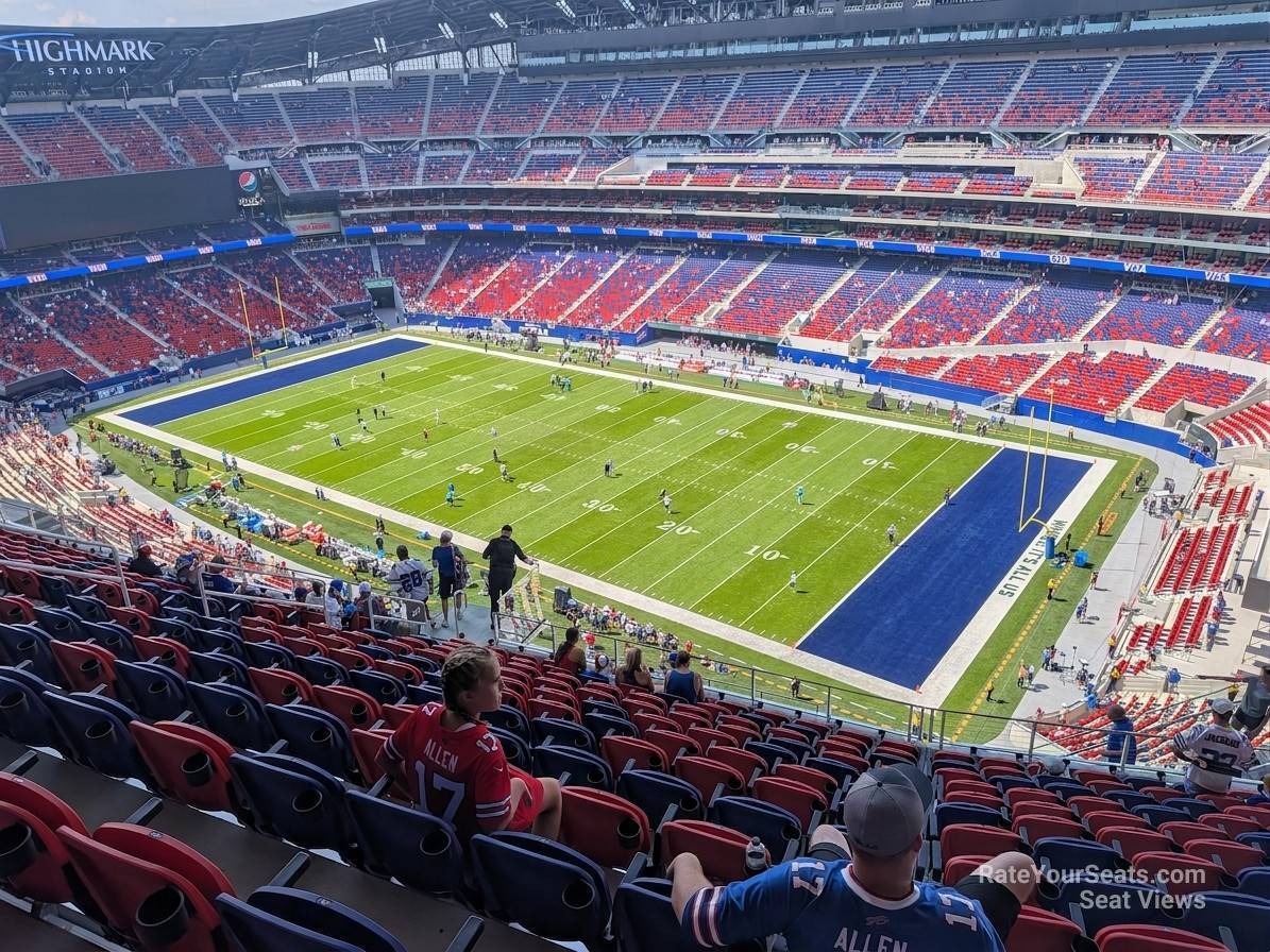 section 431, row 12 seat view  for football - highmark stadium