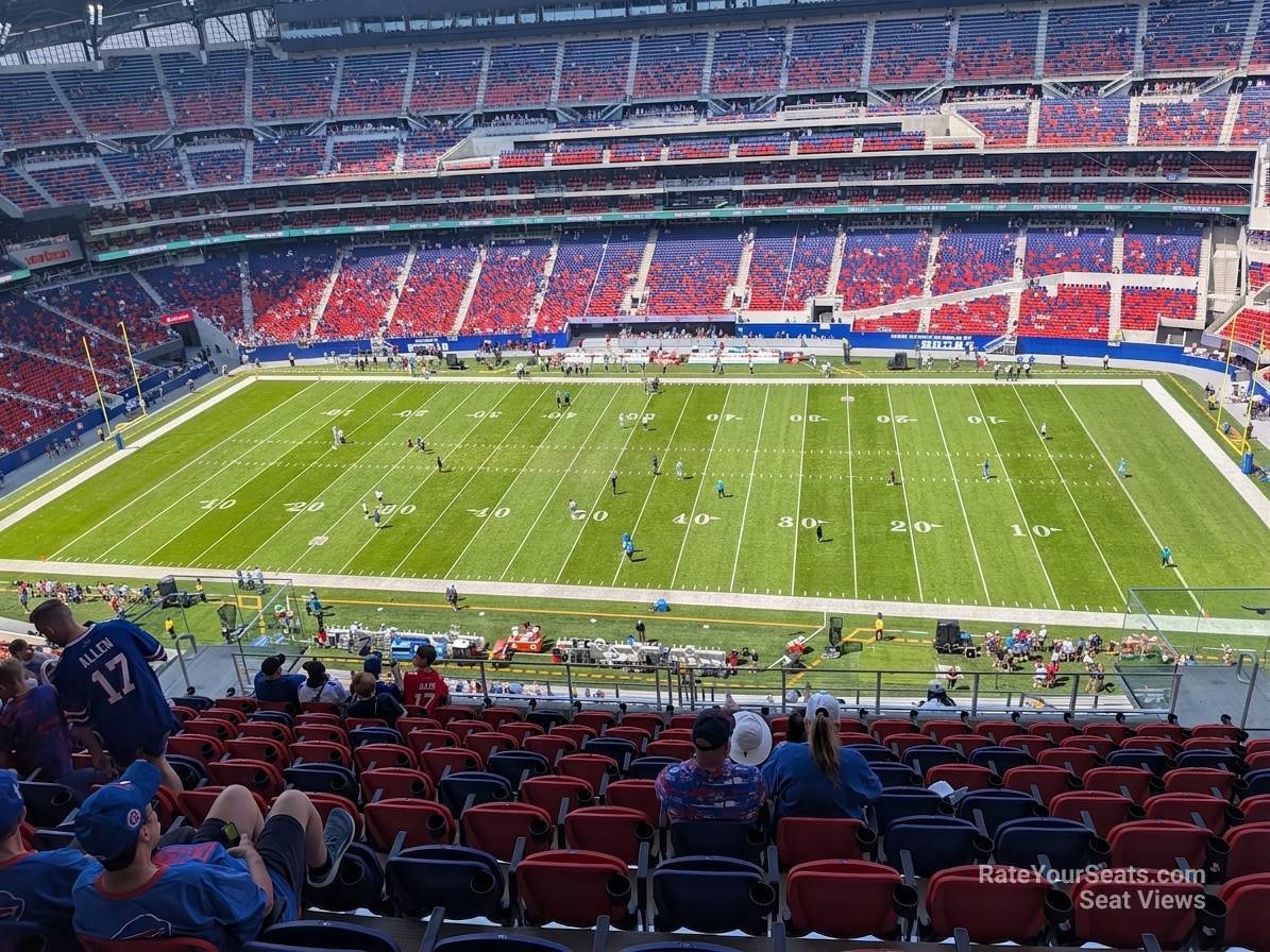 section 435, row 12 seat view  for football - highmark stadium
