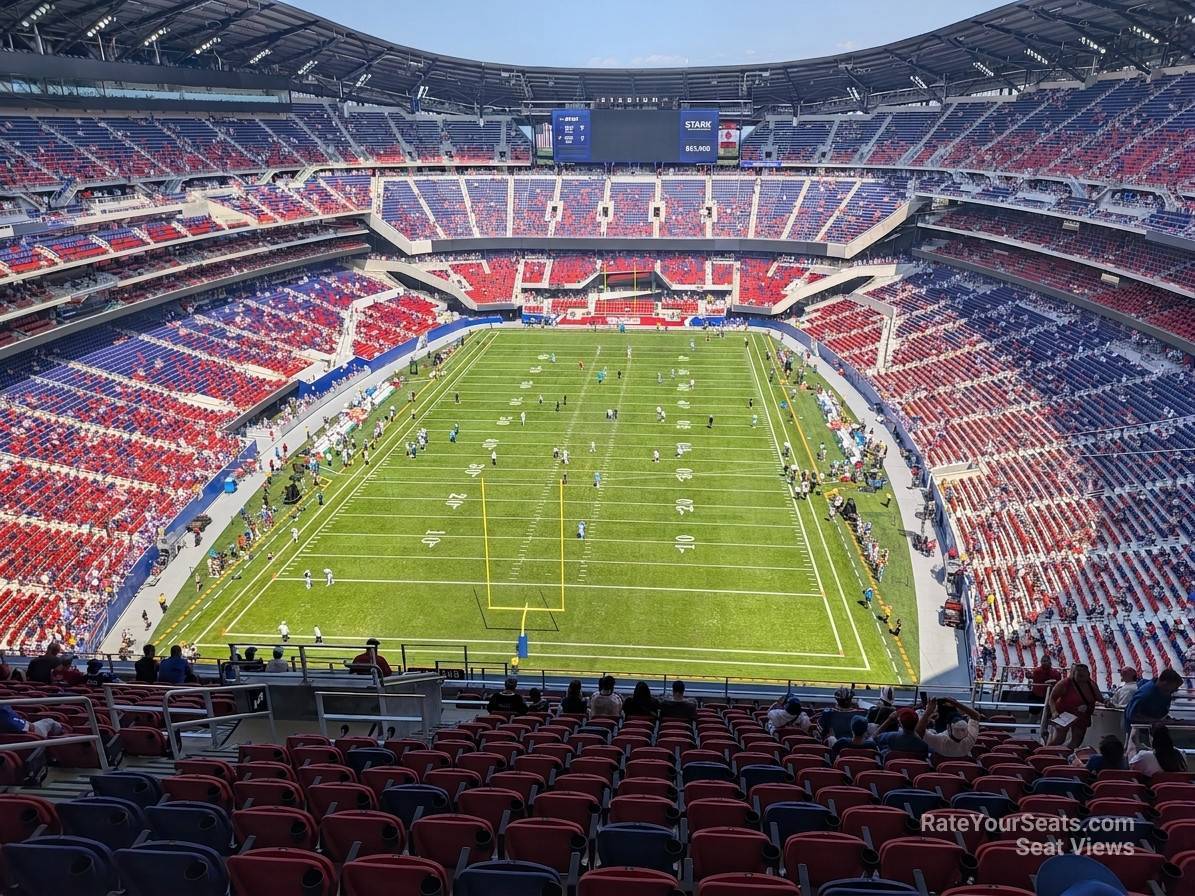section 448, row 12 seat view  for football - highmark stadium