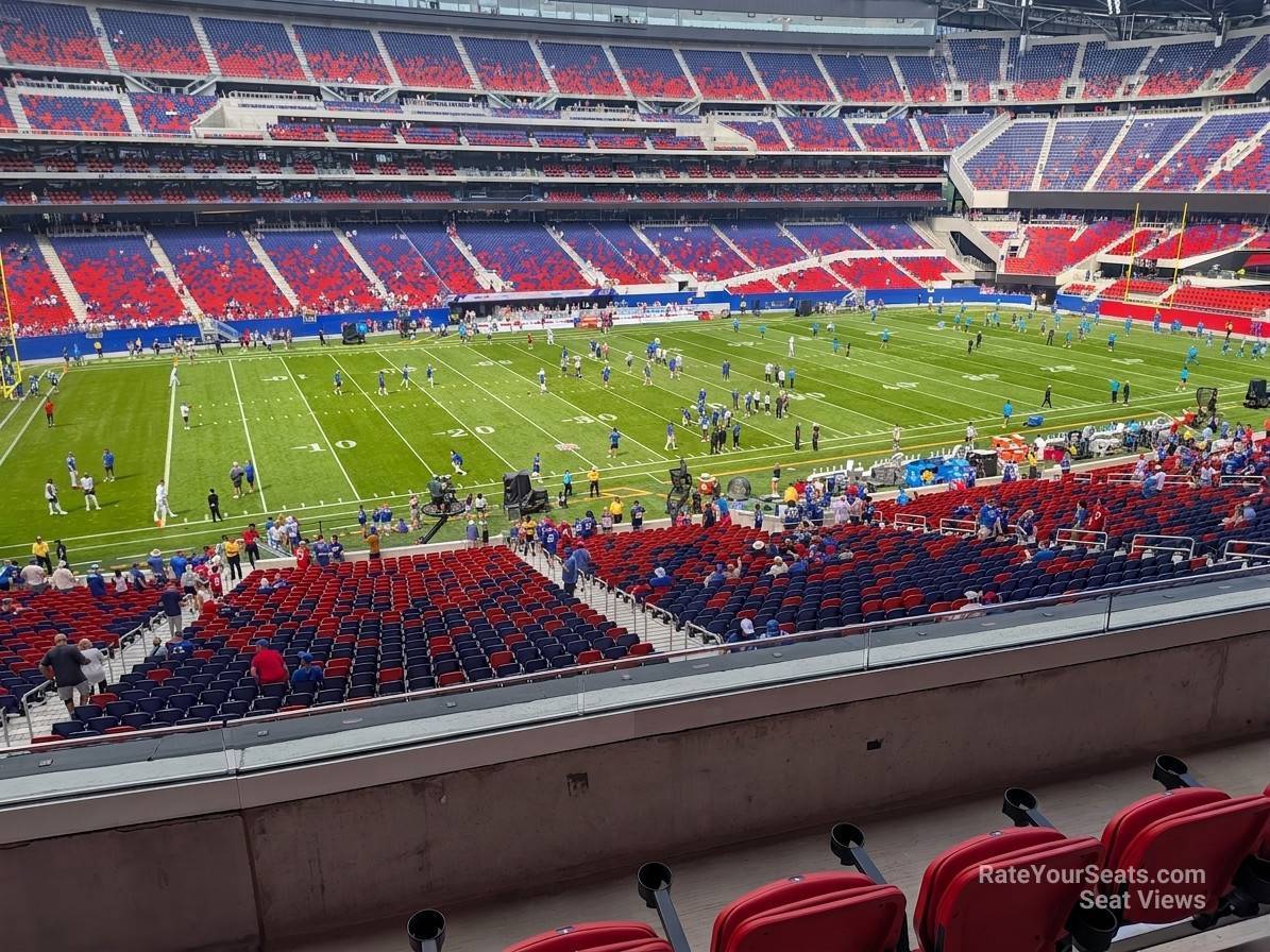 club 204, row 4 seat view  for football - highmark stadium