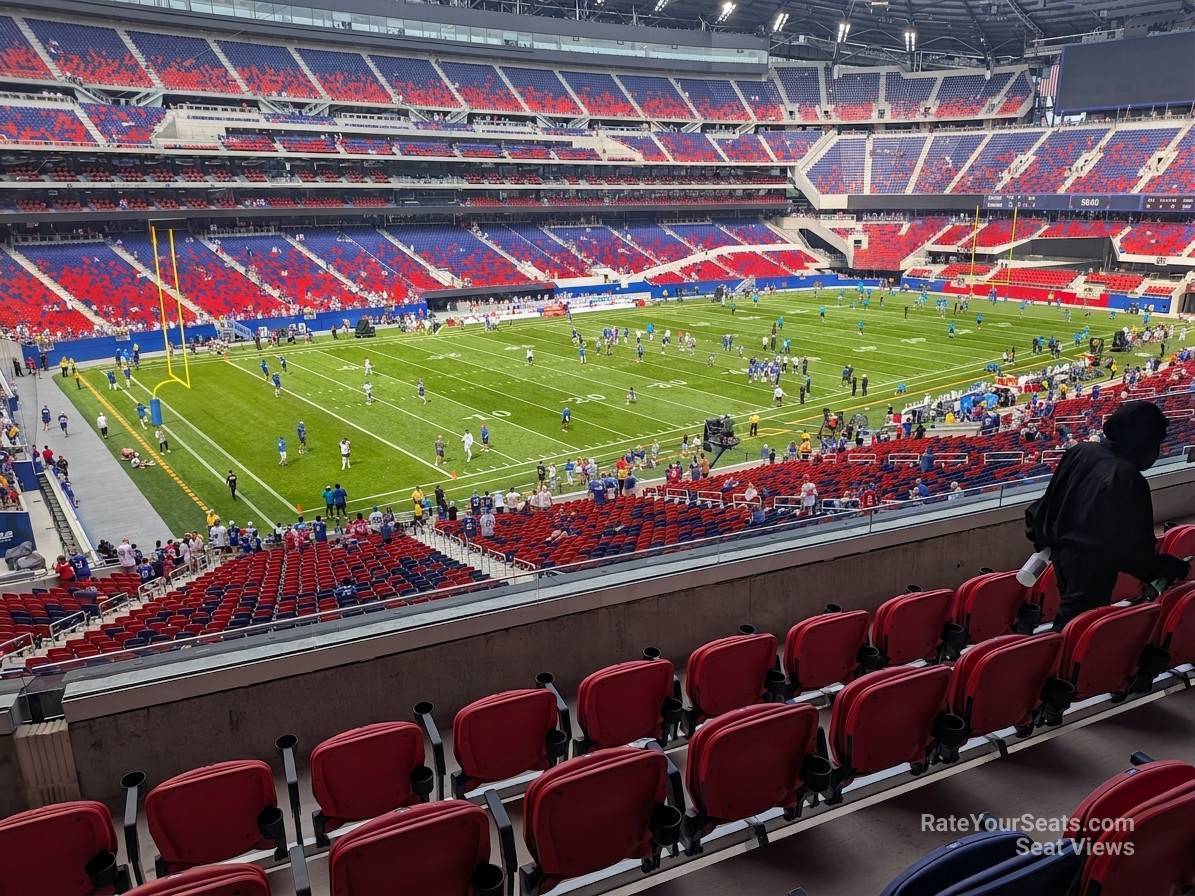 club 206, row 4 seat view  for football - highmark stadium