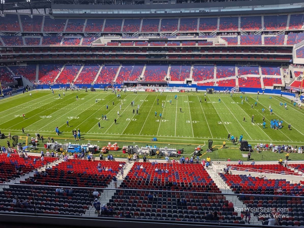 club 224, row 3 seat view  for football - highmark stadium