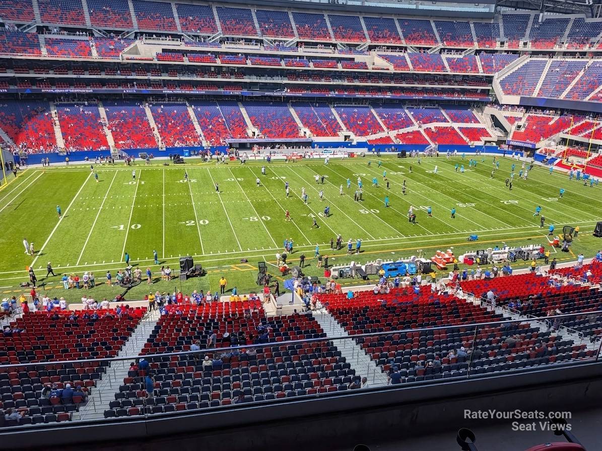 club 227, row 3 seat view  for football - highmark stadium