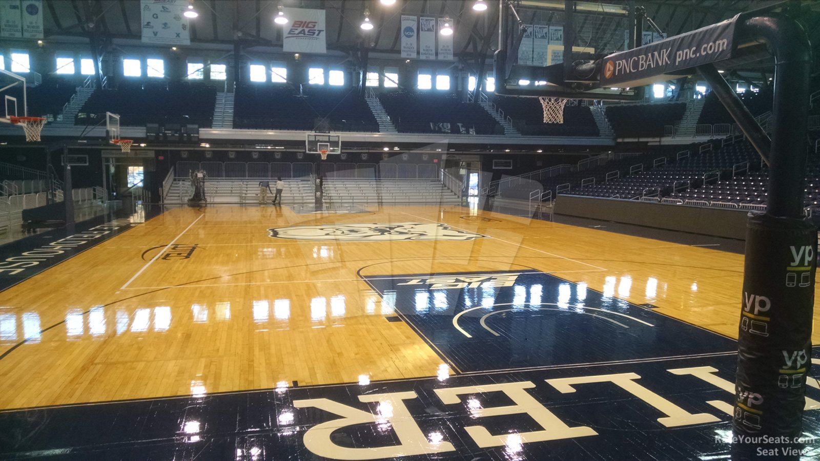 section 112, row 2 seat view  - hinkle fieldhouse