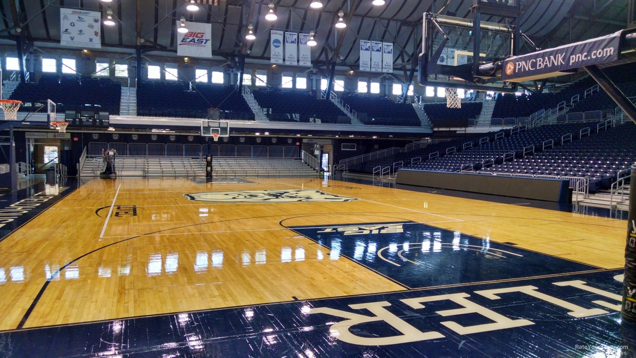 section 112, row 3 seat view  - hinkle fieldhouse