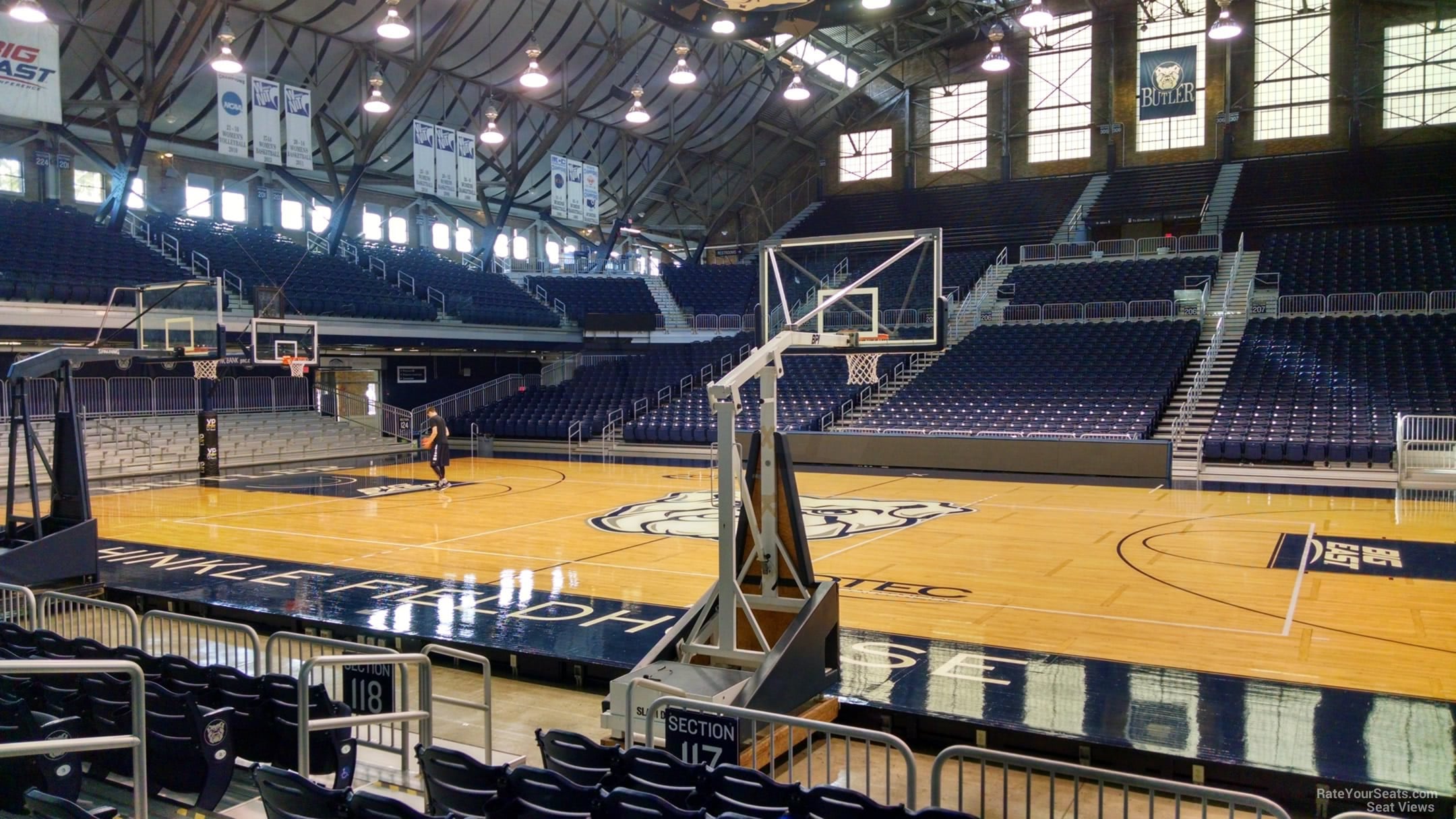 Section 117 at Hinkle Fieldhouse