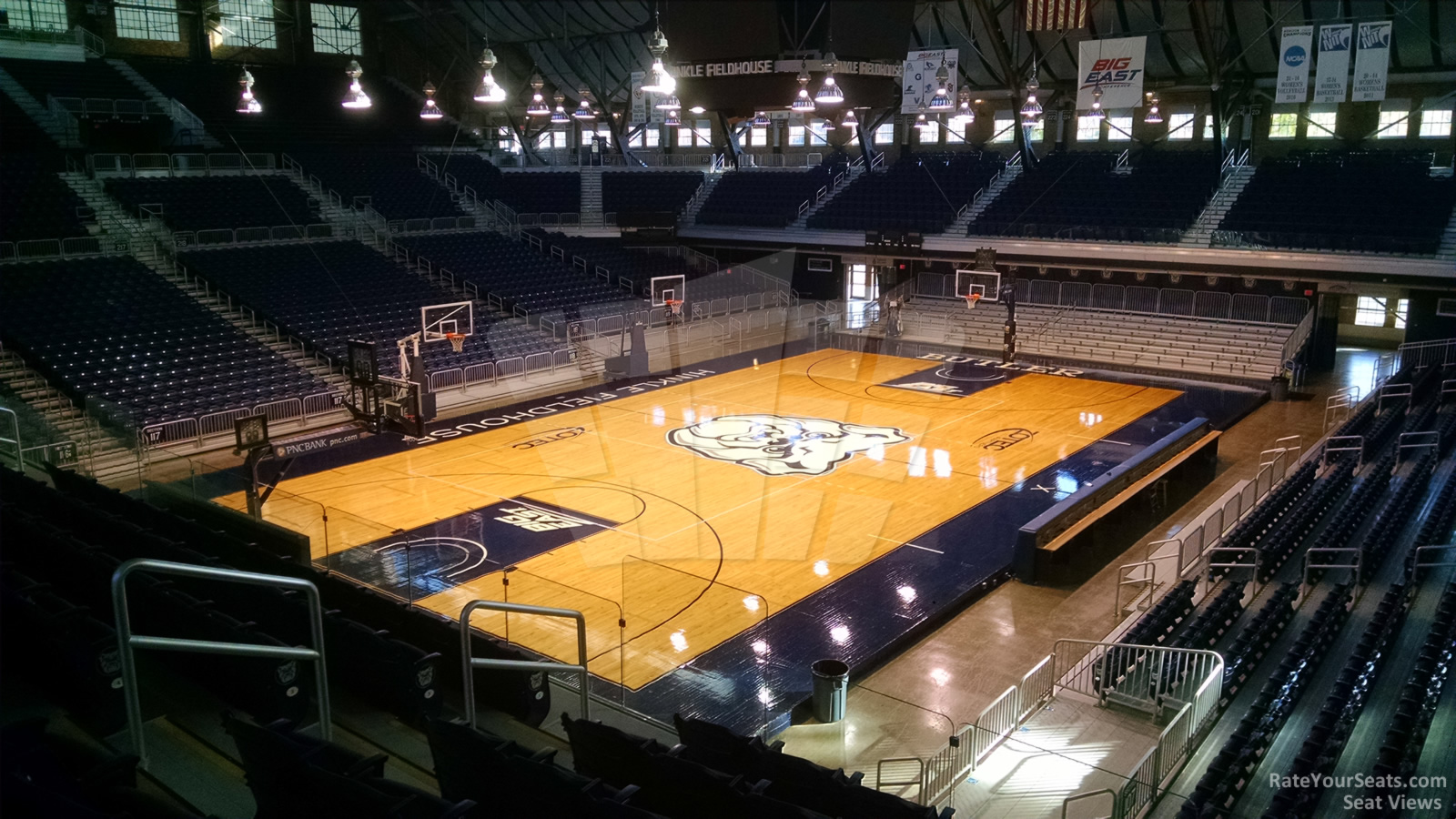 section 210, row 7 seat view  - hinkle fieldhouse