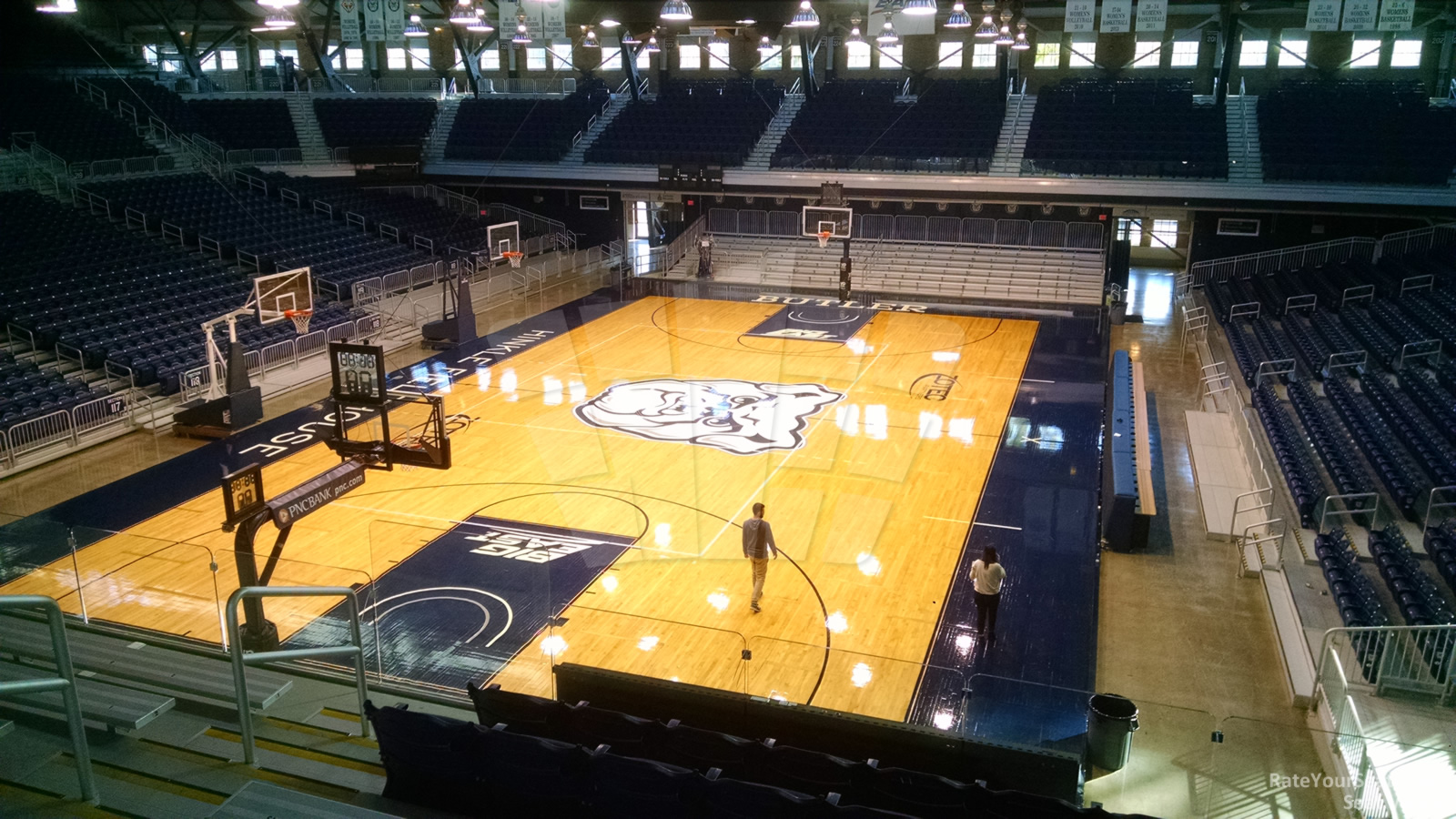 section 211, row 7 seat view  - hinkle fieldhouse