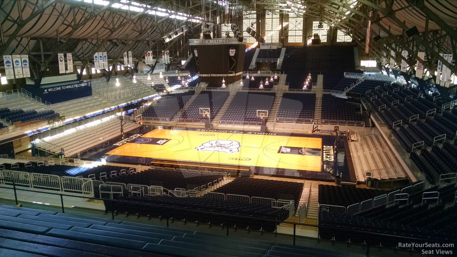 section 305, row 13 seat view  - hinkle fieldhouse