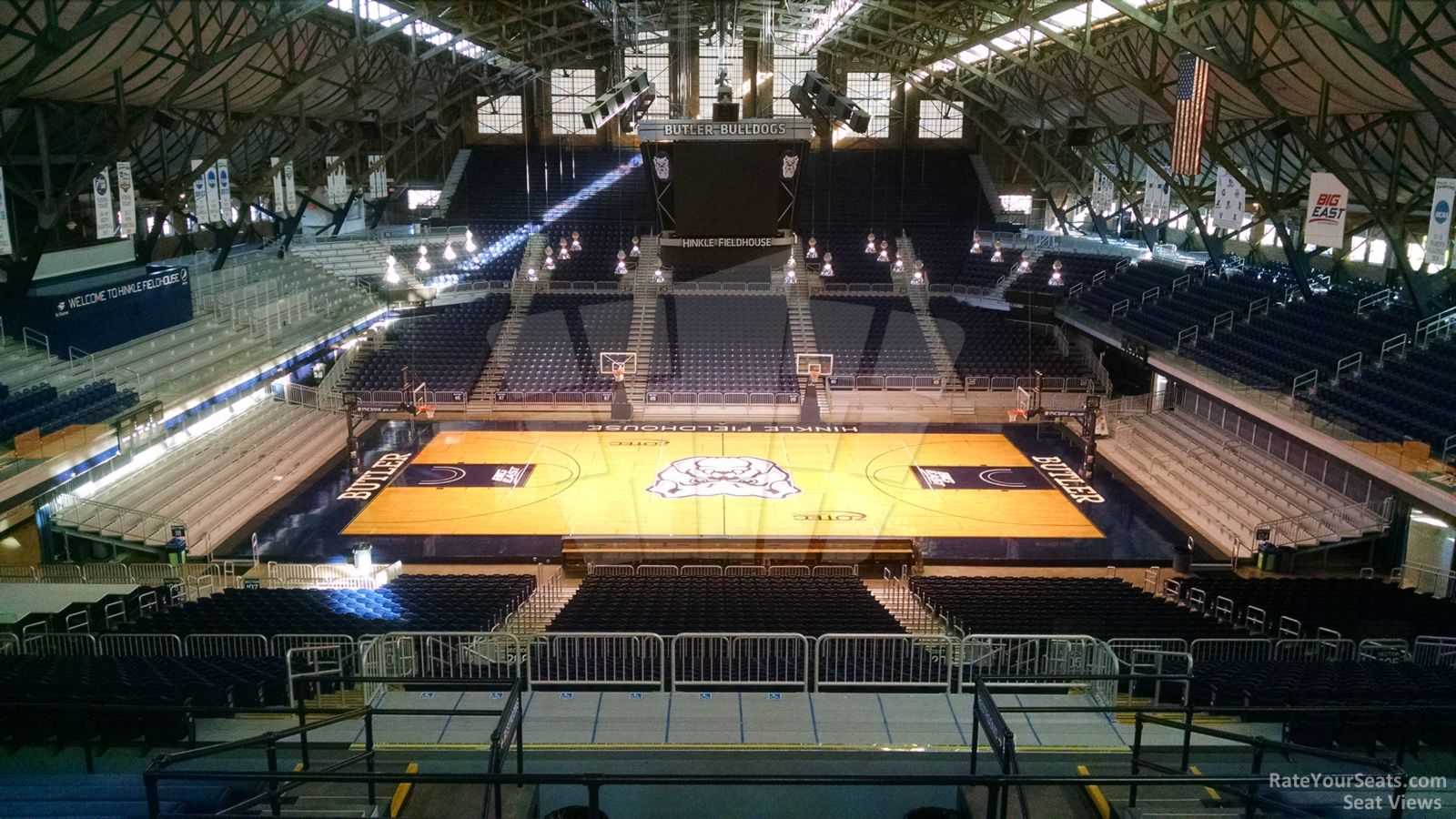 section 306, row 13 seat view  - hinkle fieldhouse