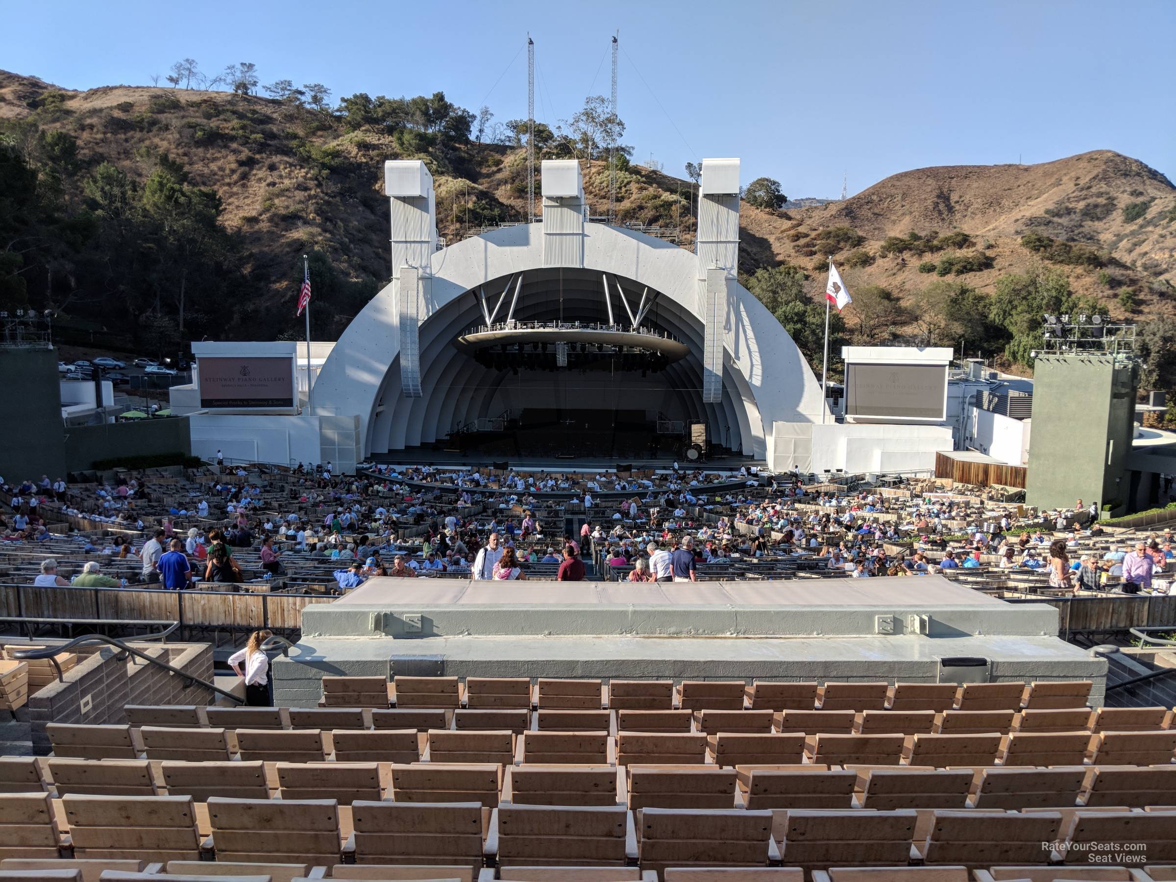 Hollywood Bowl Seating Chart View