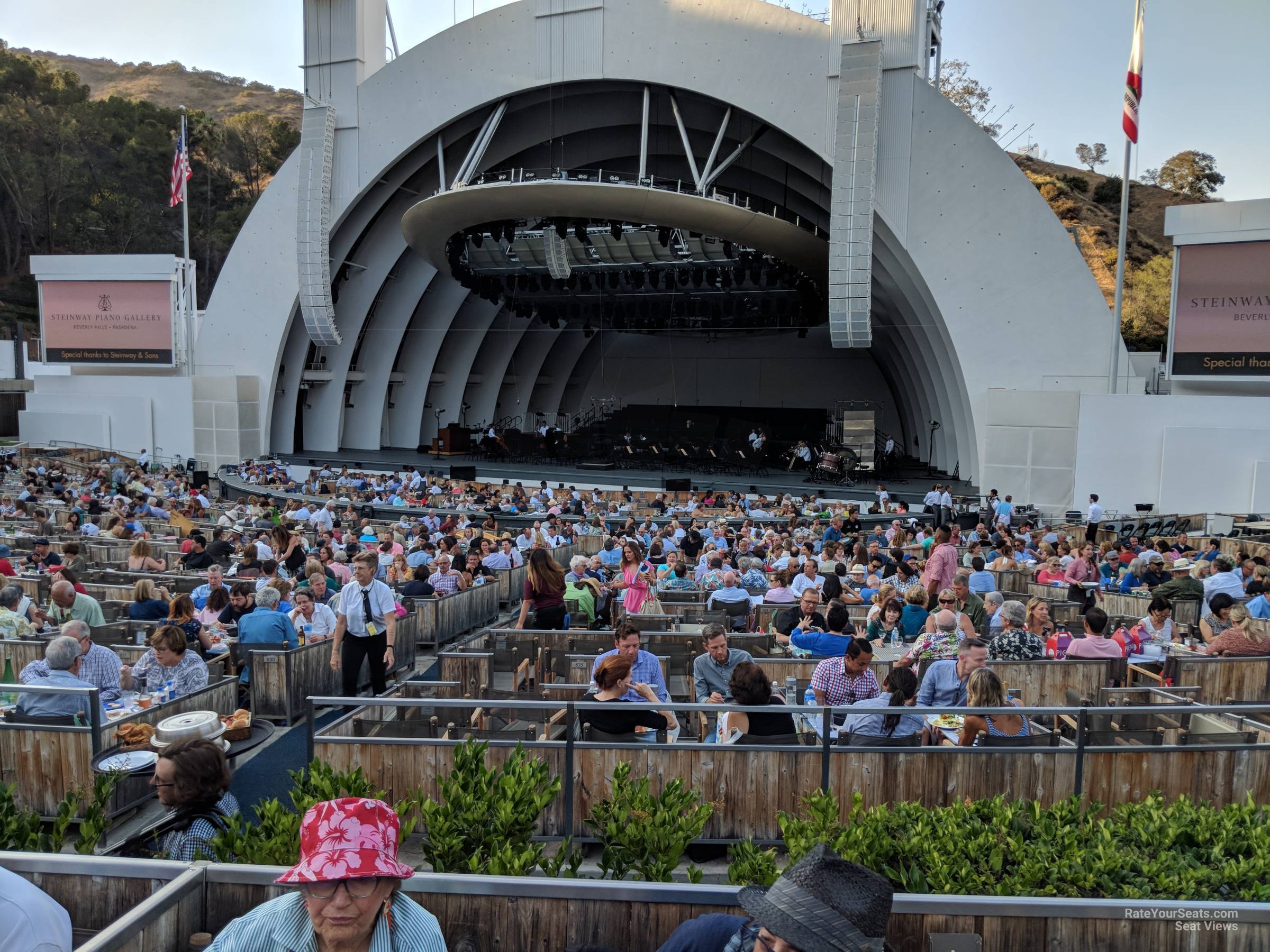 Interactive Hollywood Bowl Seating Chart