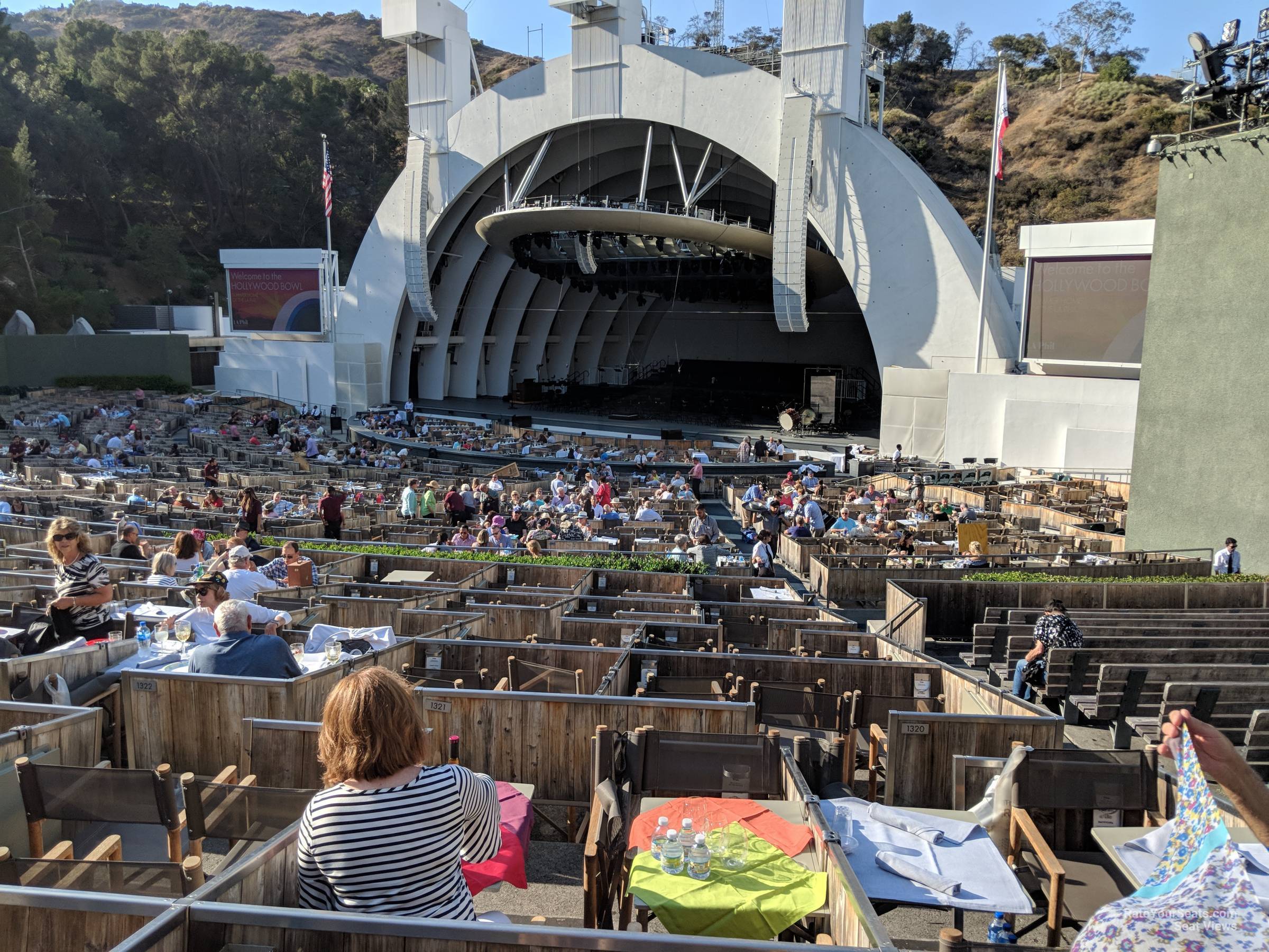 Hollywood Bowl Terrace Box Seating Chart