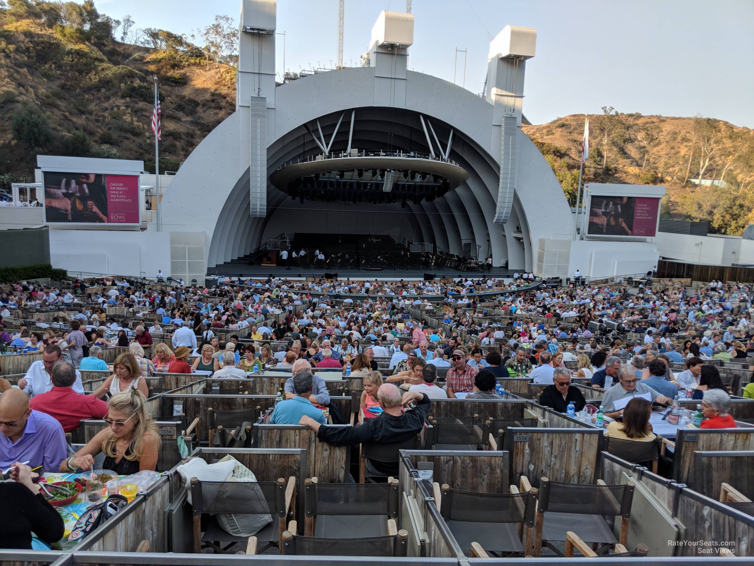 Hollywood Bowl Terrace Box Seating Chart