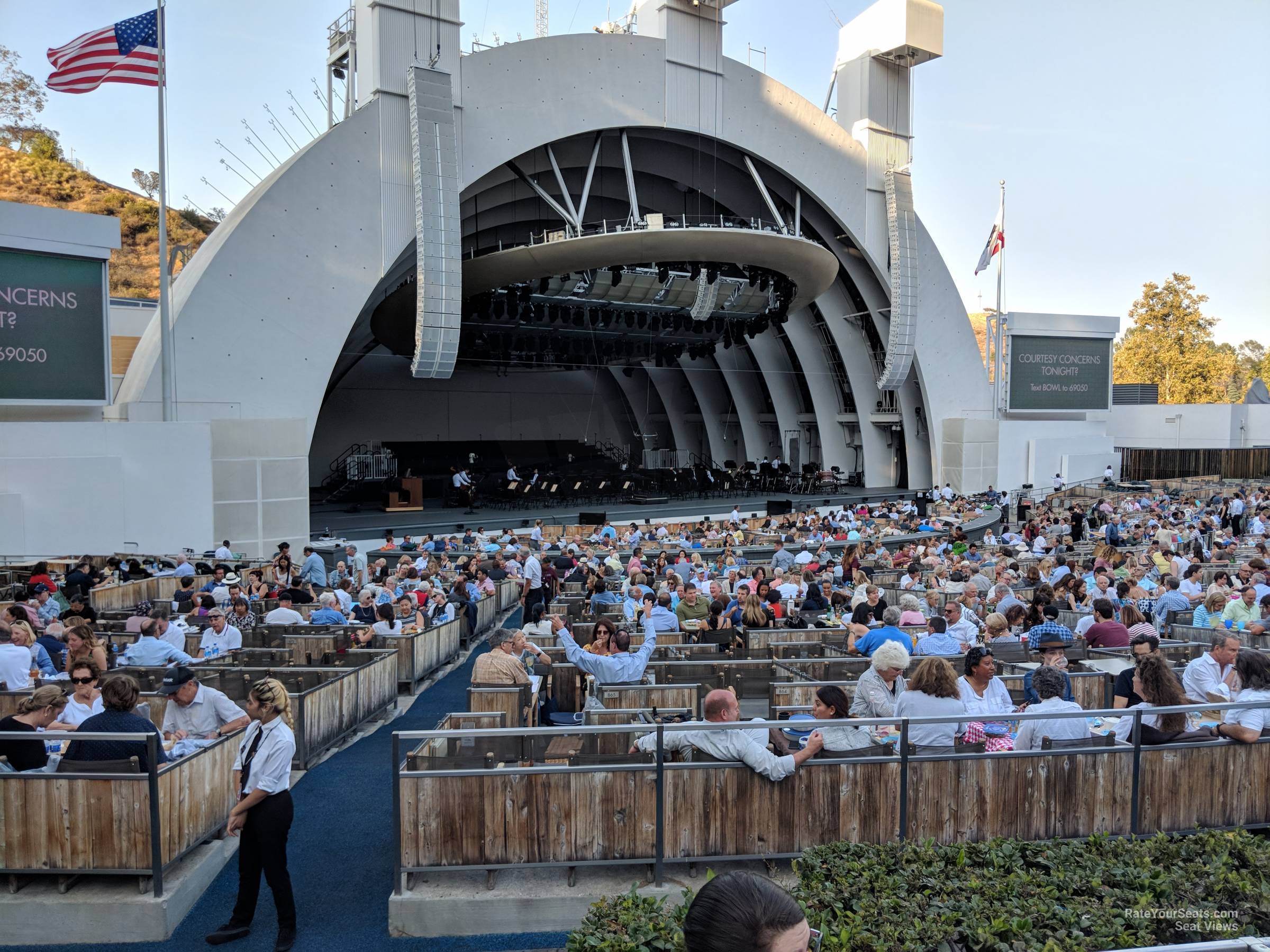 Hollywood Bowl Terrace Box Seating Chart