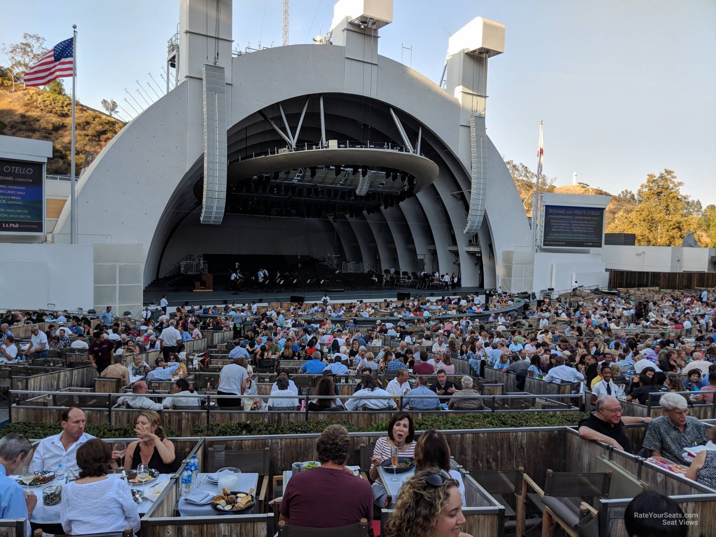 Hollywood Bowl Terrace Seating Chart