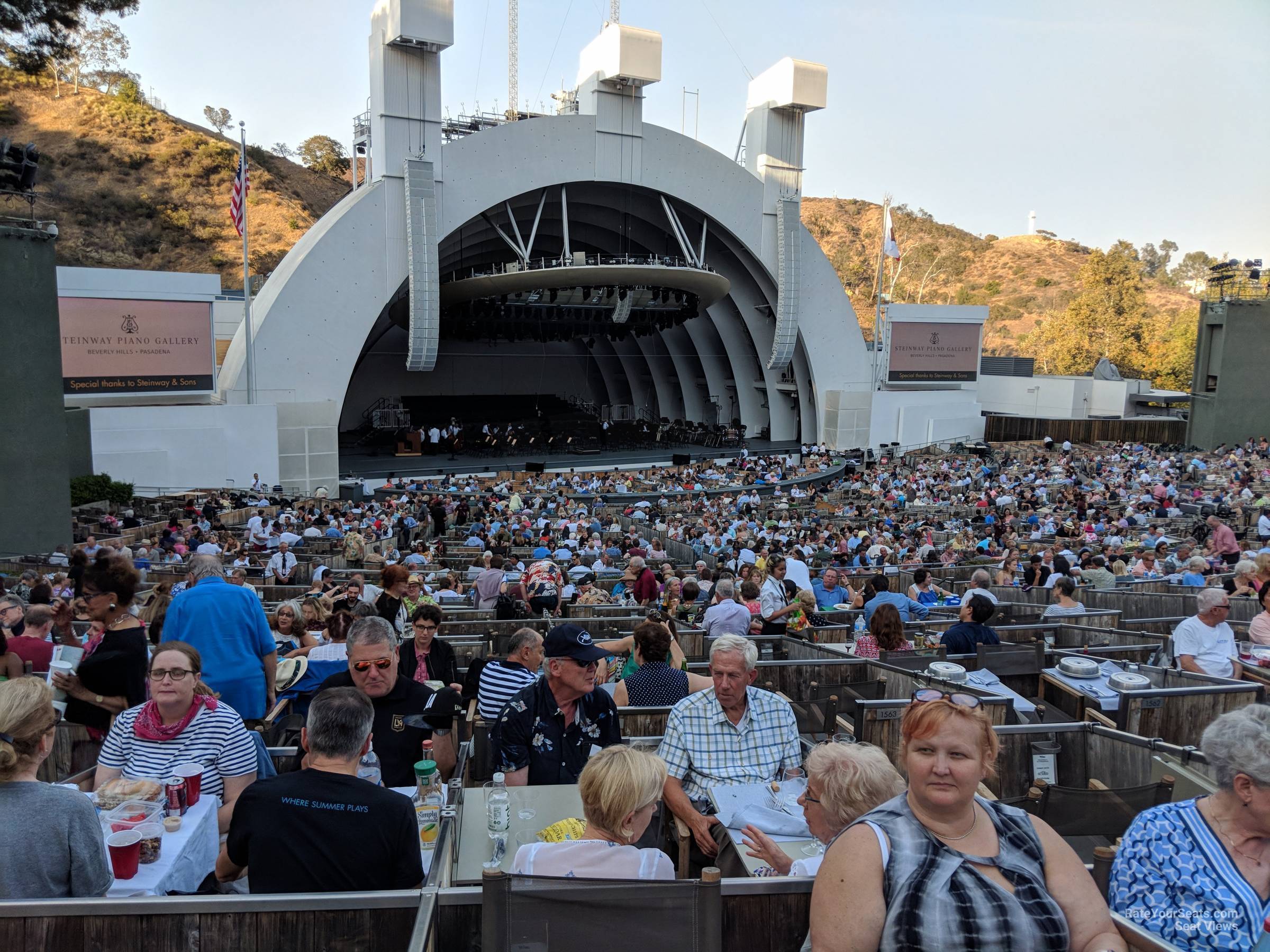 Hollywood Bowl Terrace Box Seating Chart