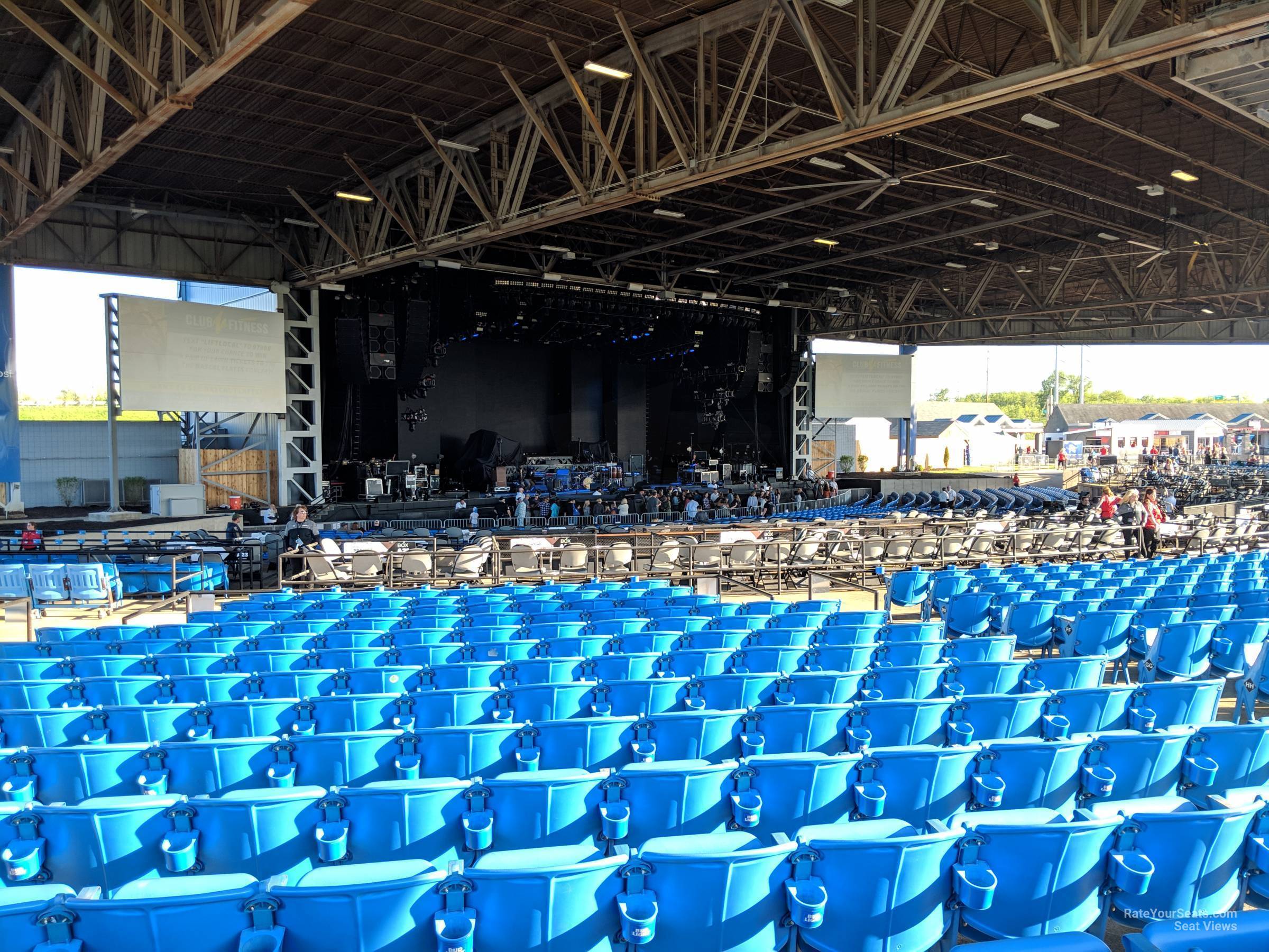 left center, row pp seat view  - hollywood casino amphitheatre st. louis