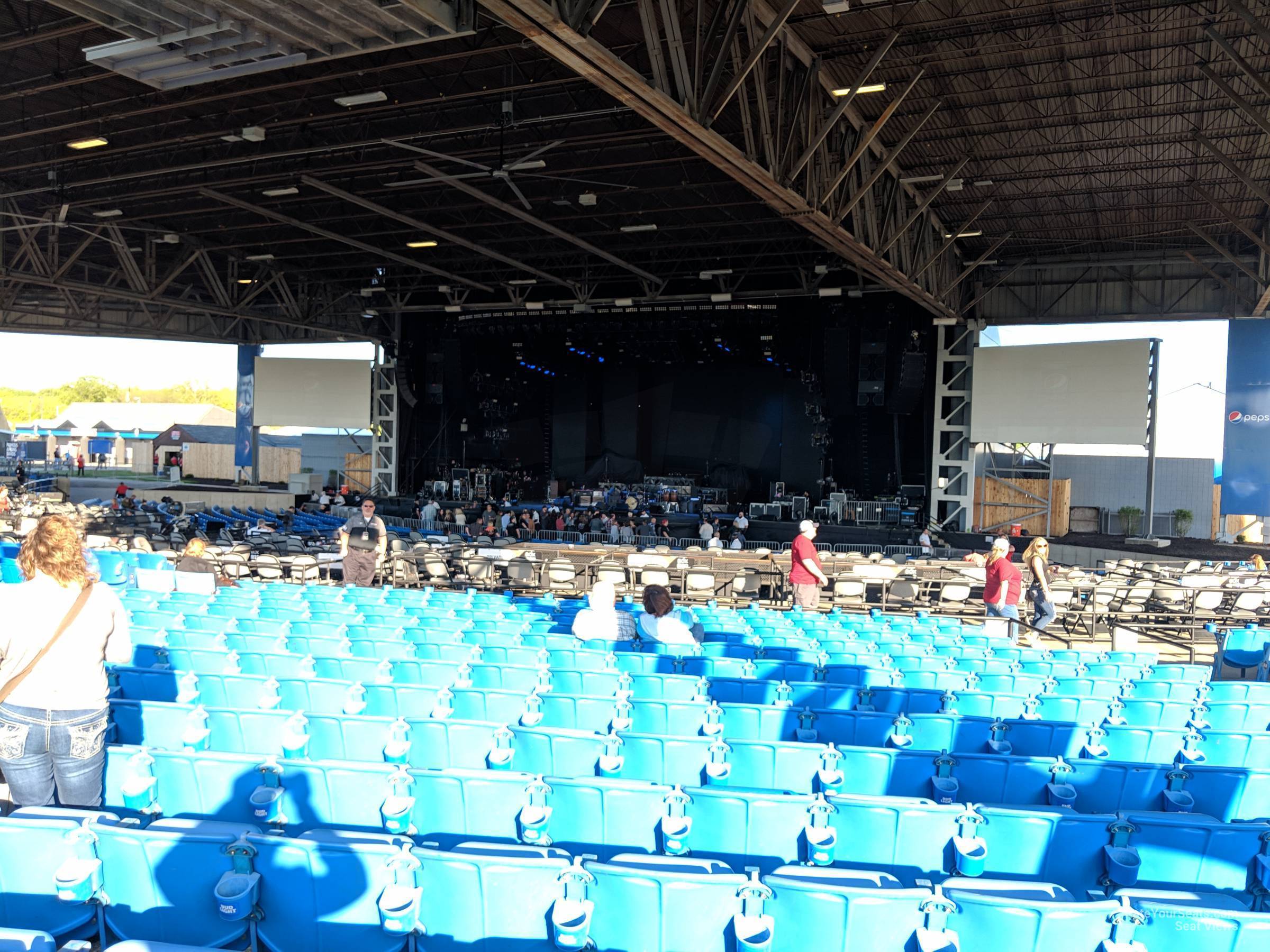 right center, row pp seat view  - hollywood casino amphitheatre st. louis