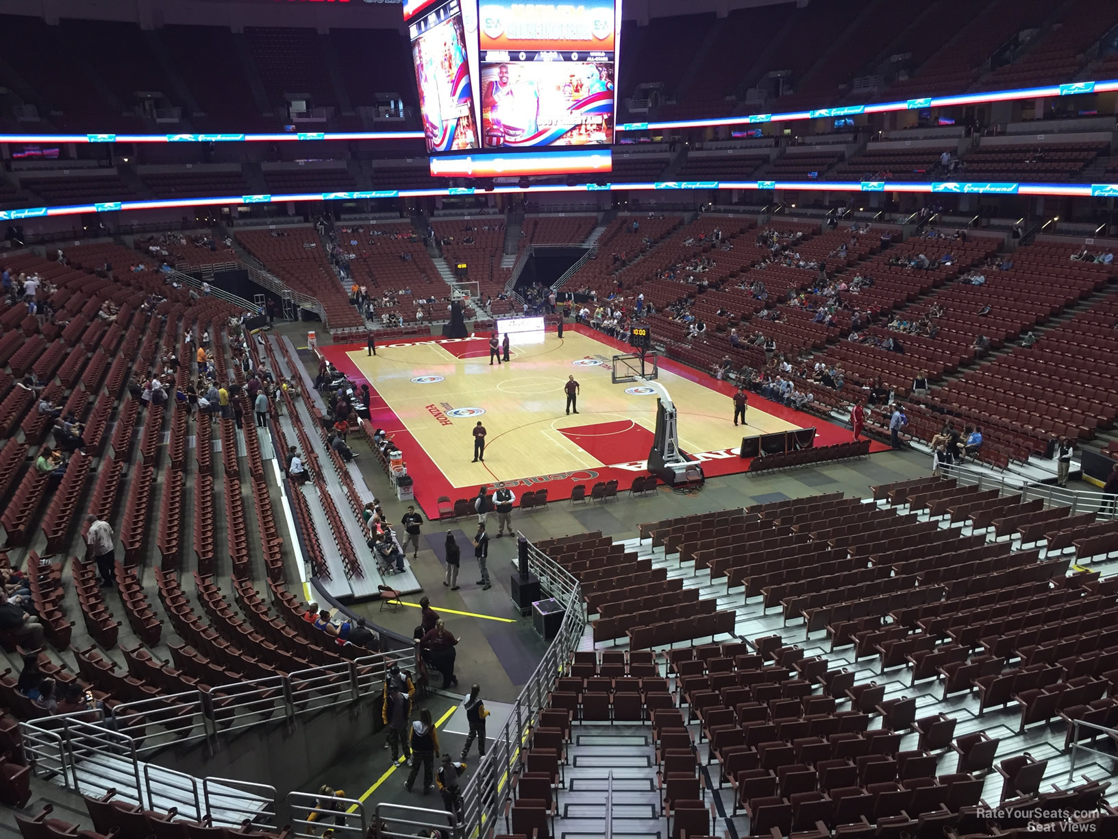 section 302, row c seat view  for basketball - honda center