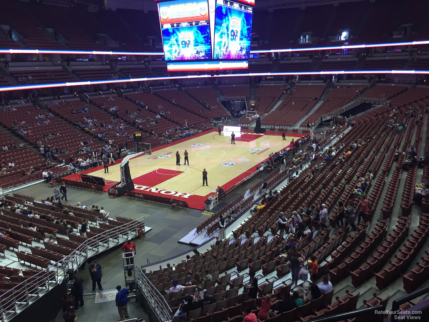section 311, row c seat view  for basketball - honda center